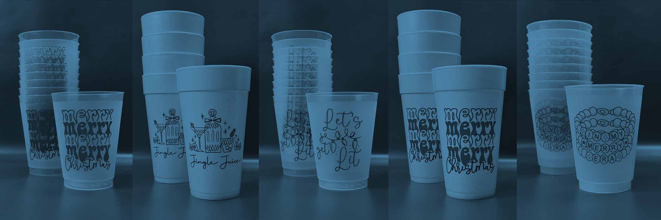 Custom Holiday Cups, Napkins & Party Favors