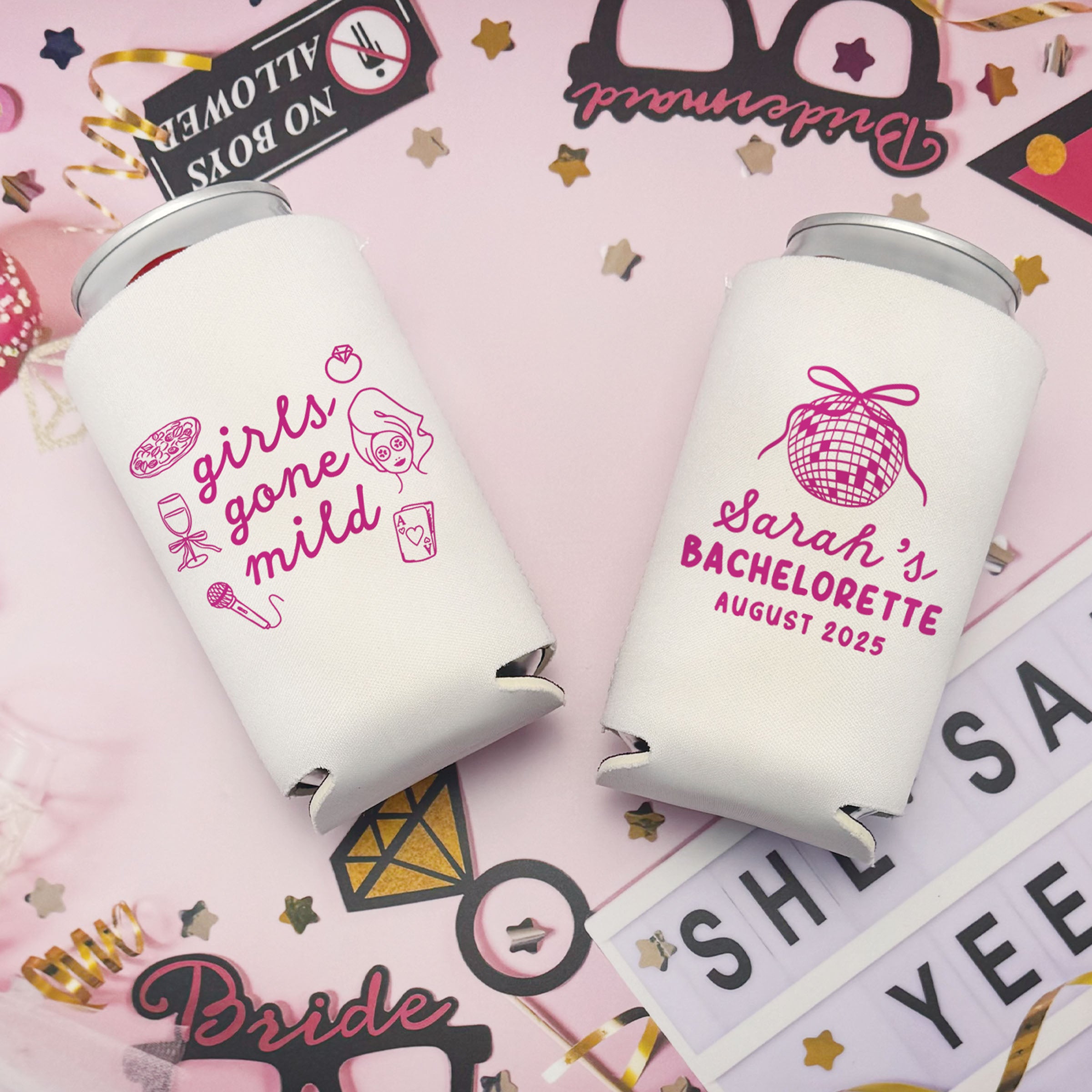 Bachelorette Girls Gone Mild - Can Coolers