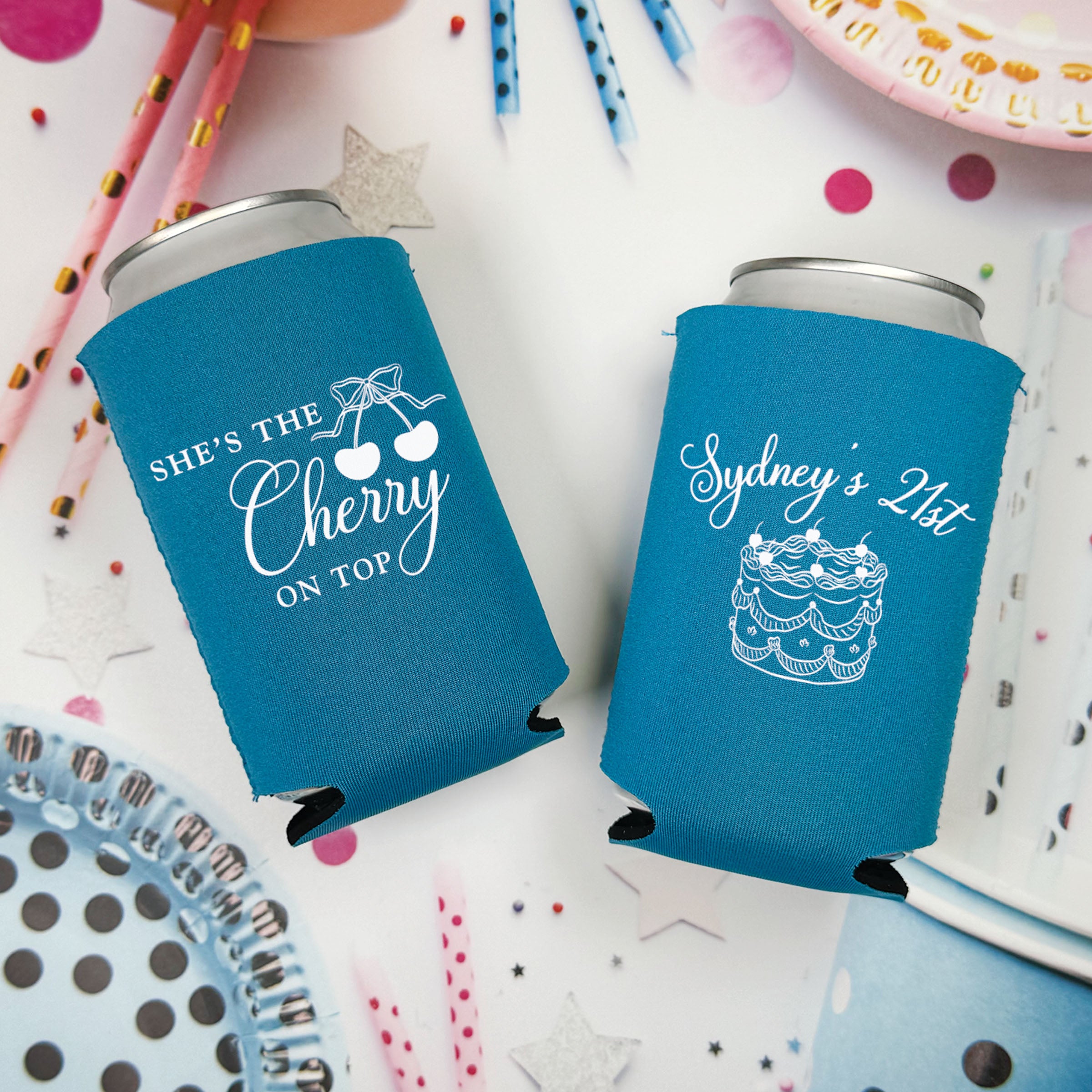 Birthday Cherry On Top - Can Coolers