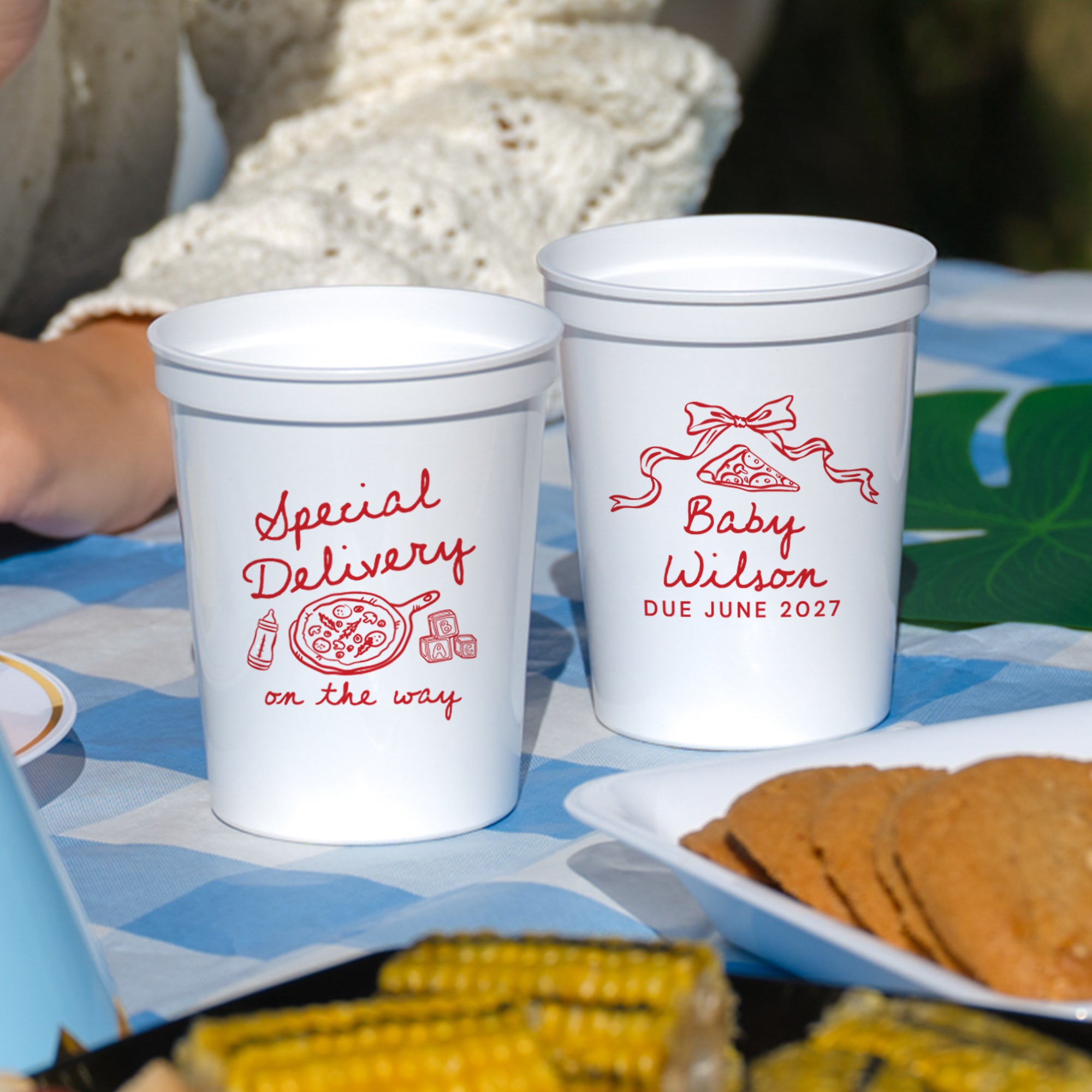 Baby Shower Special Delivery - Stadium Cups