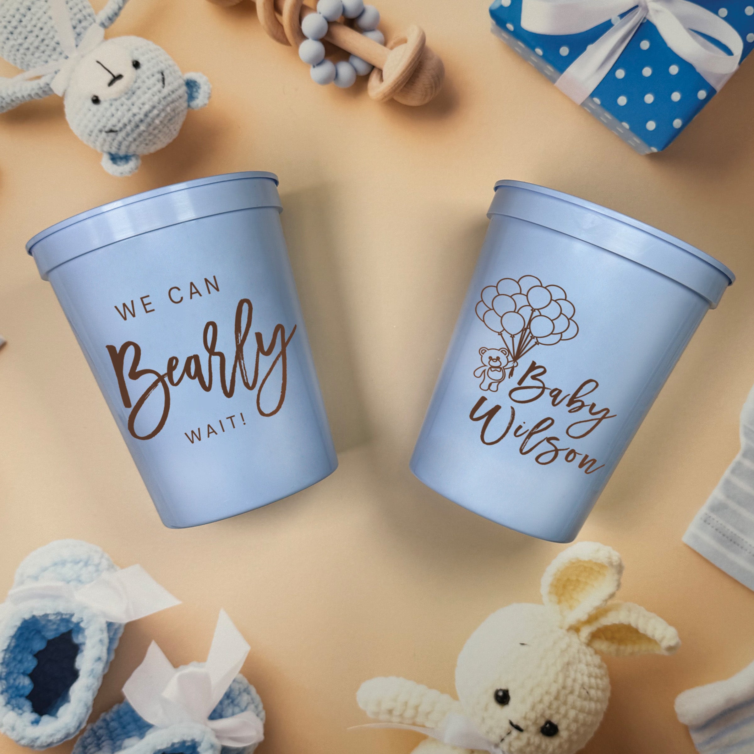Baby Shower Bear - Stadium Cups