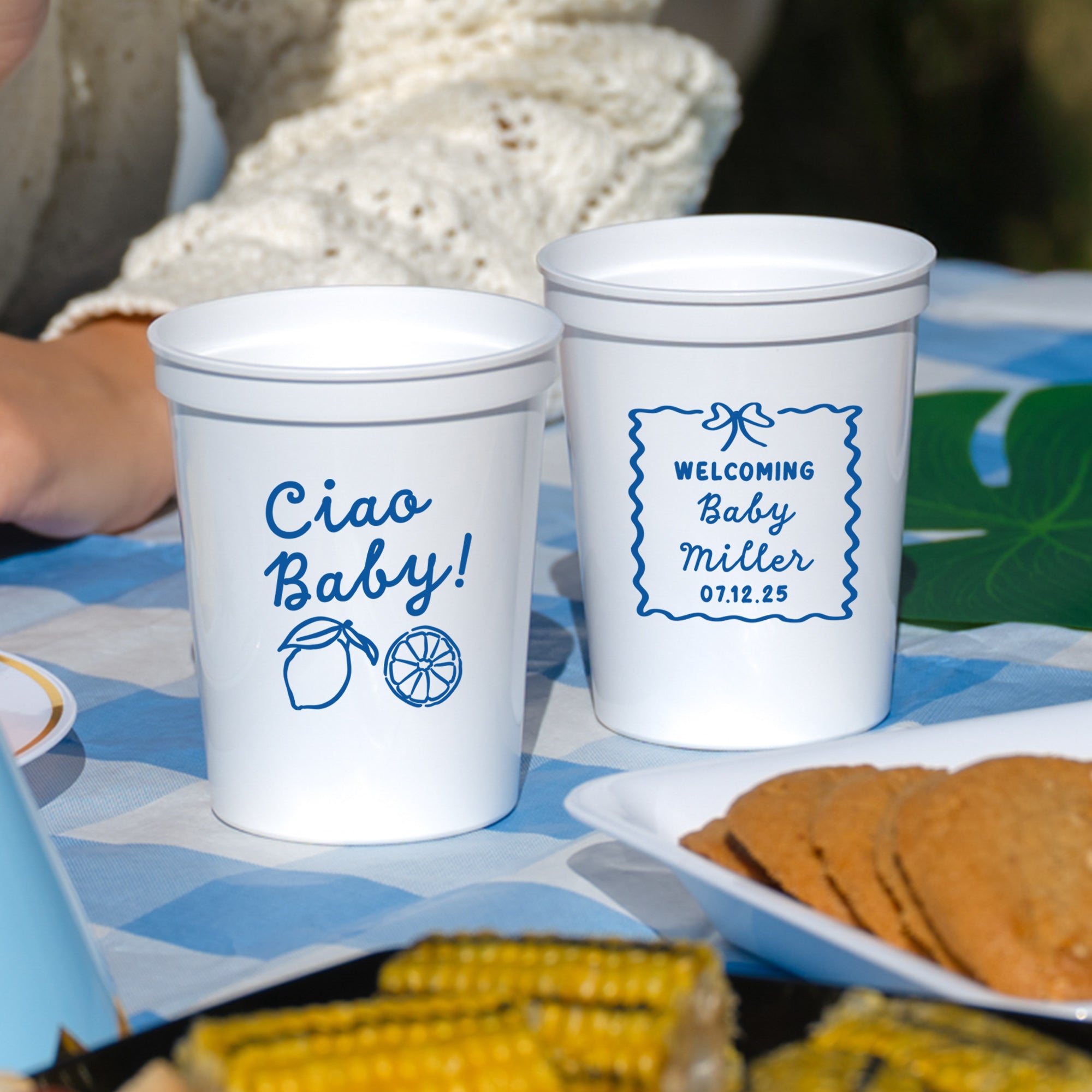 Baby Shower Ciao Baby - Stadium Cups