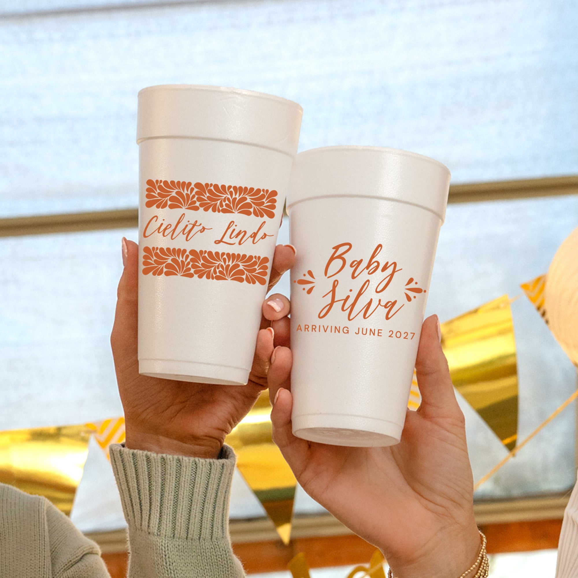 Baby Shower Cielito Lindo - Foam Cups