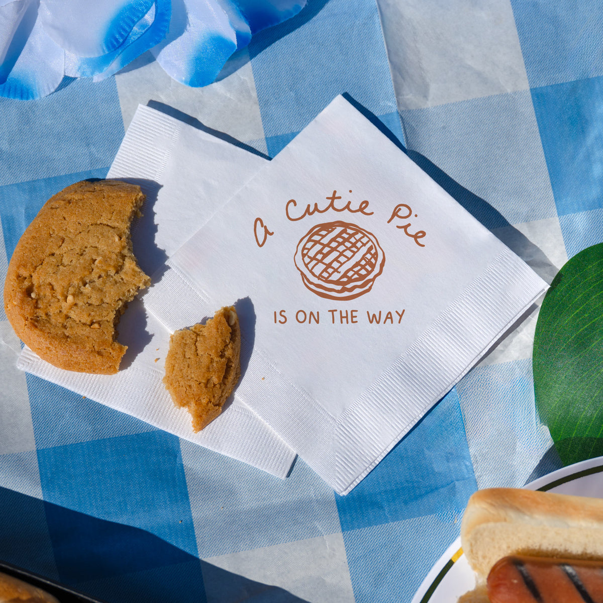 Baby Shower Cutie Pie On The Way - Napkins