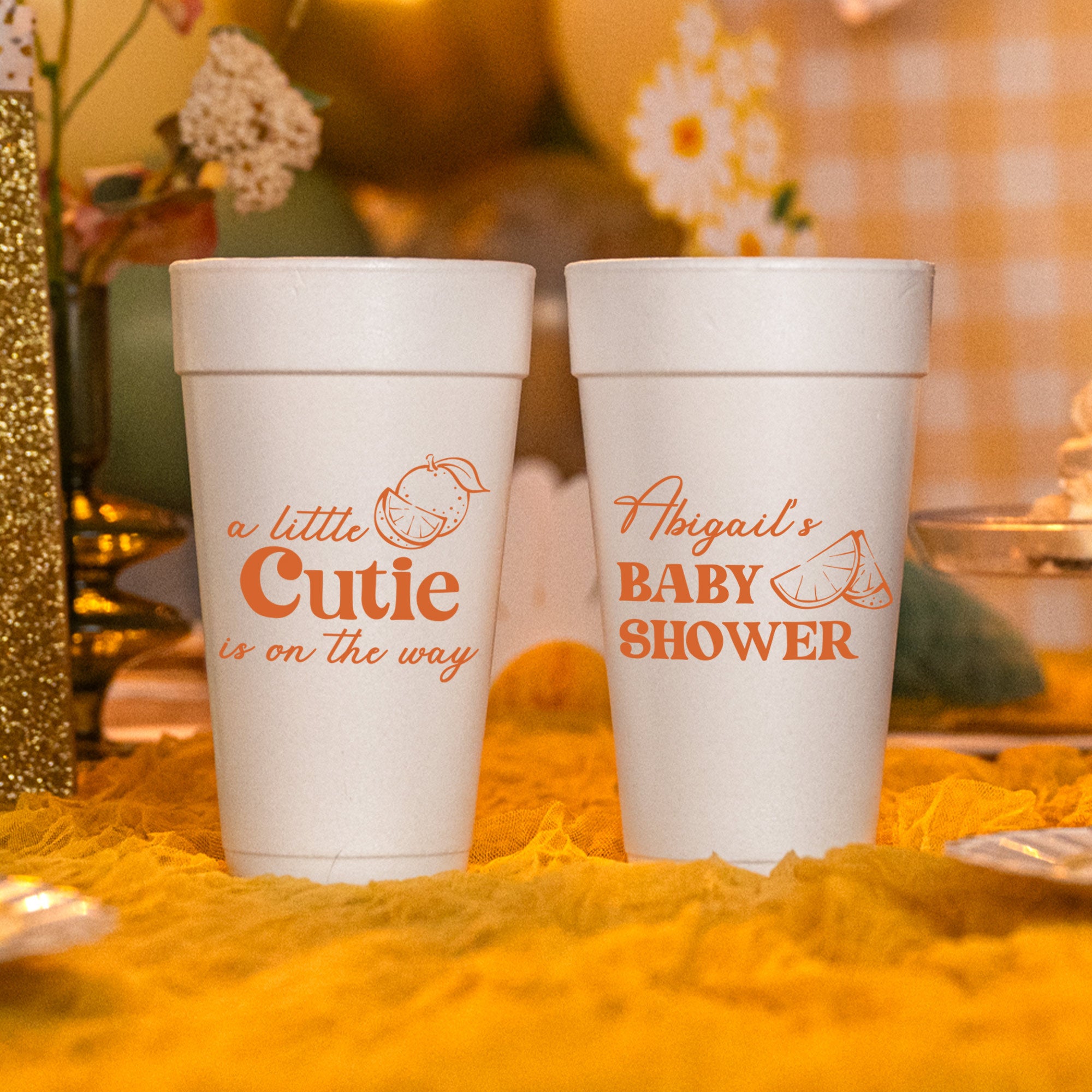 Baby Shower Cutie - Foam Cups
