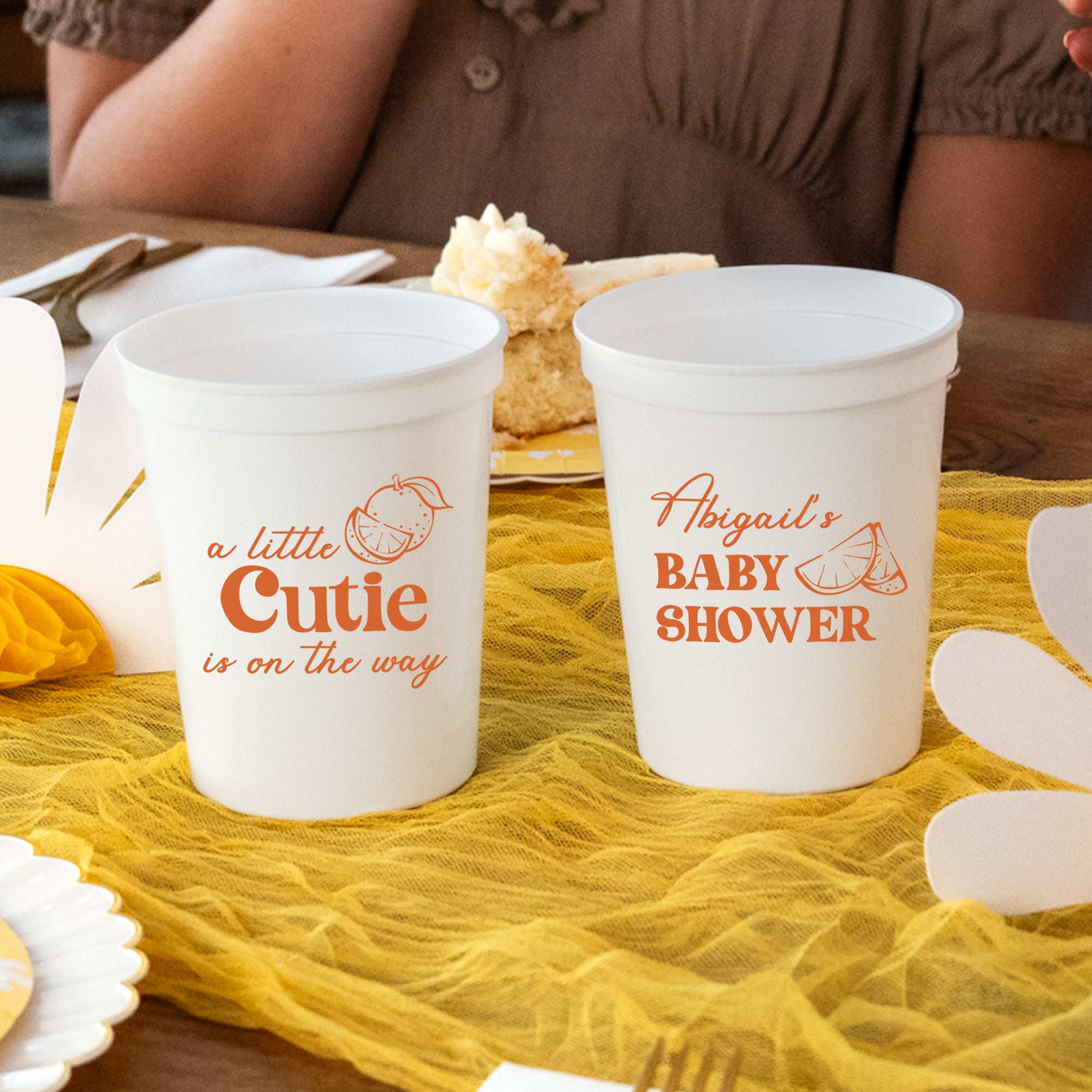 Baby Shower Cutie - Stadium Cups