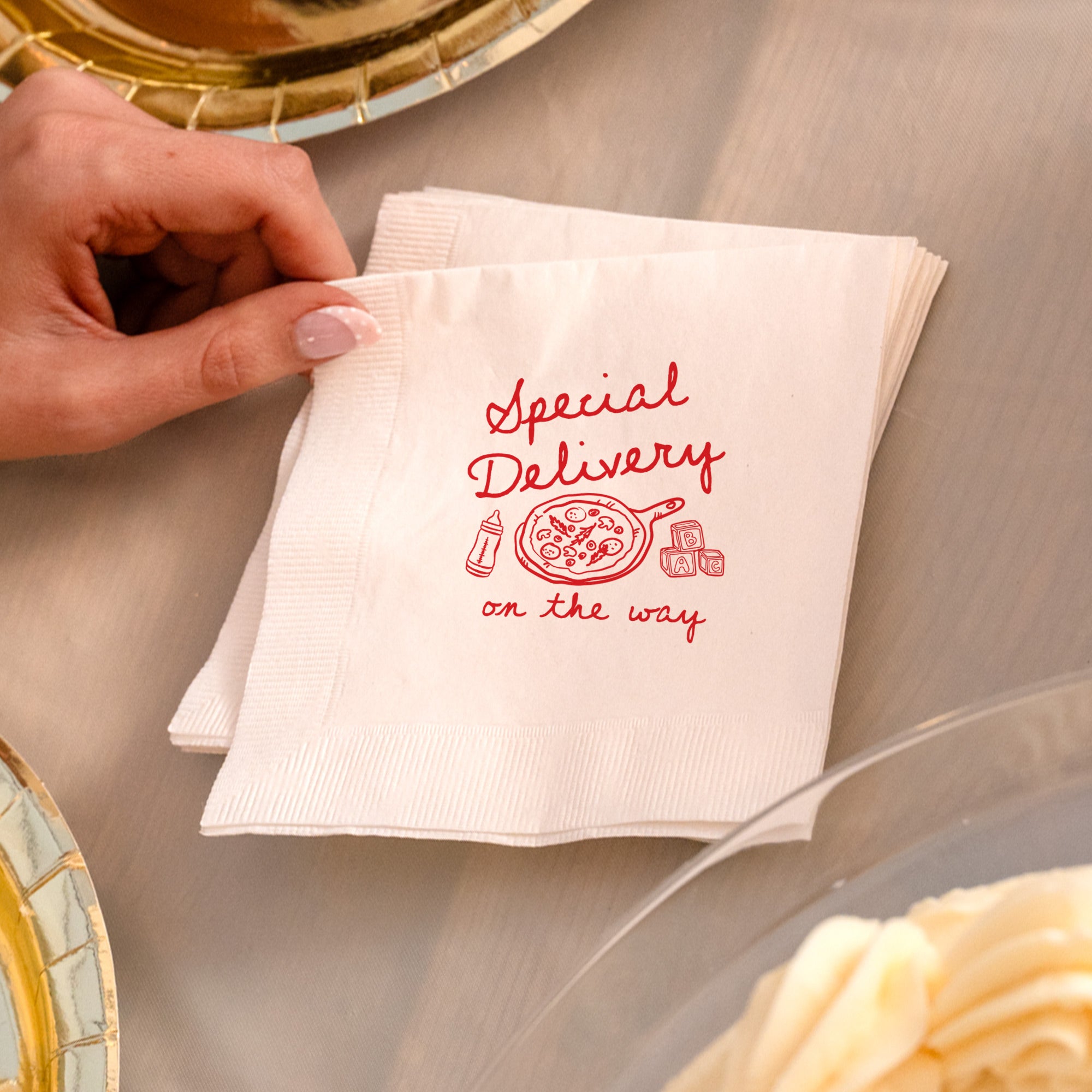 Baby Shower Special Delivery - Napkins