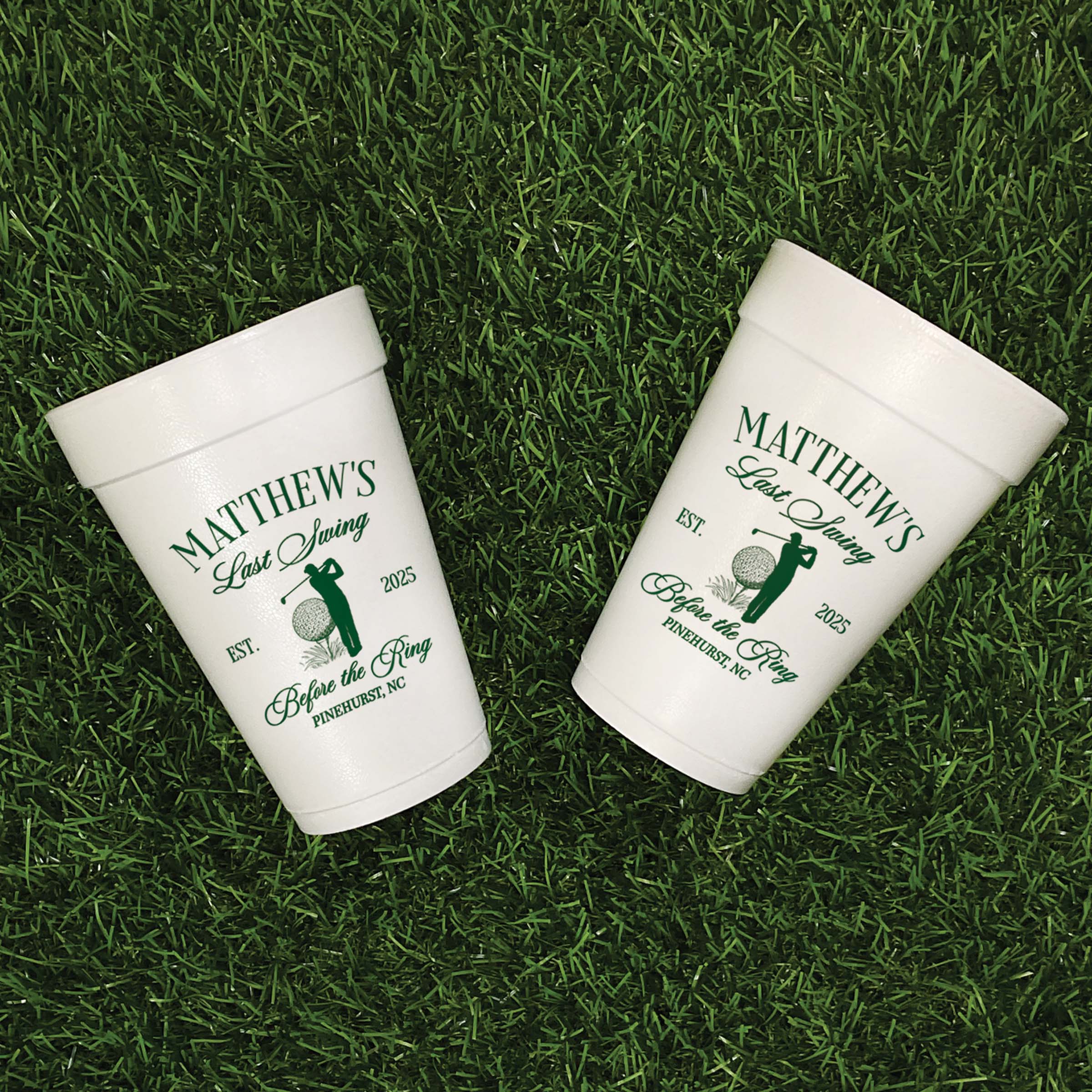 Bachelor Party Golf - Foam Cups