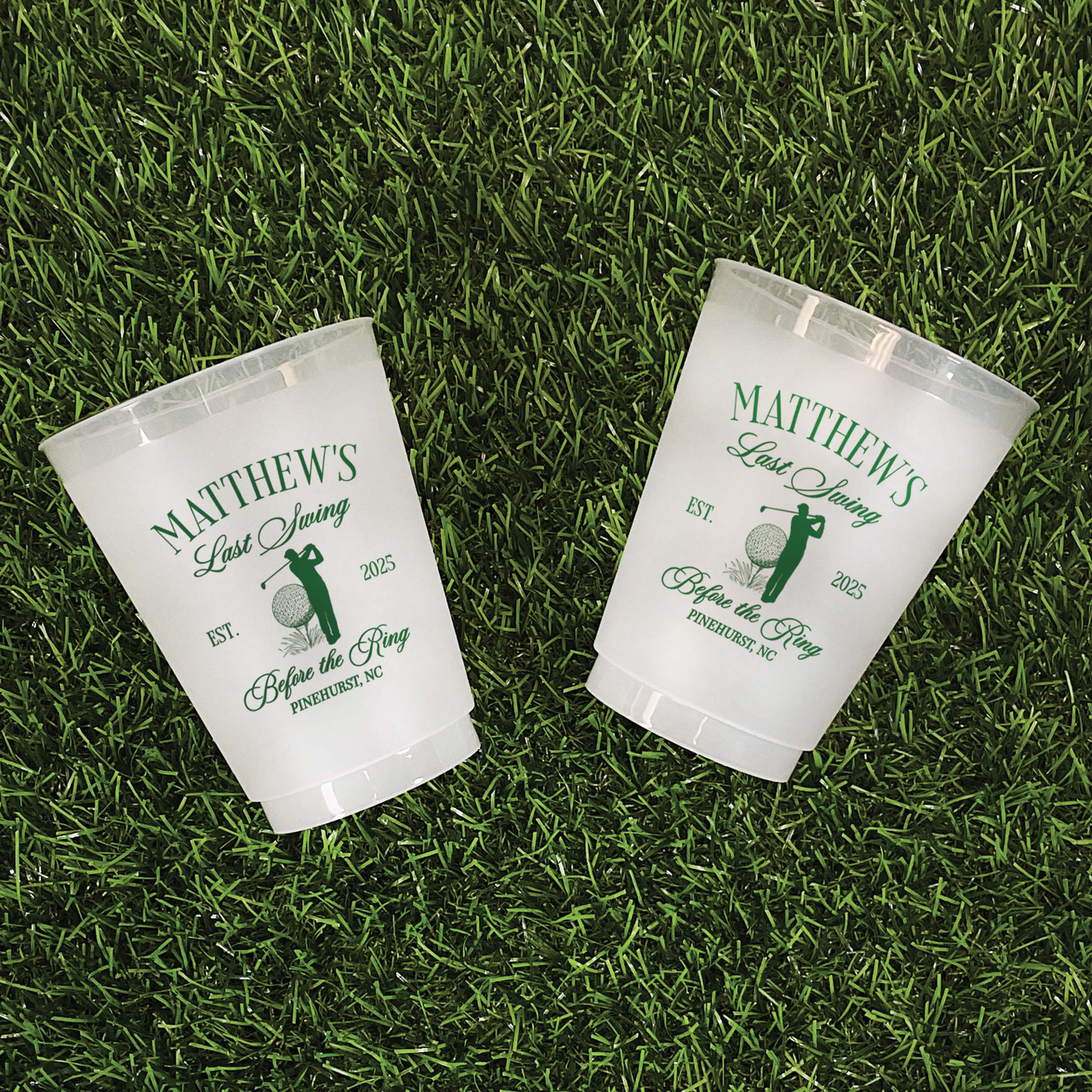 Bachelor Party Golf - Frosted Cups