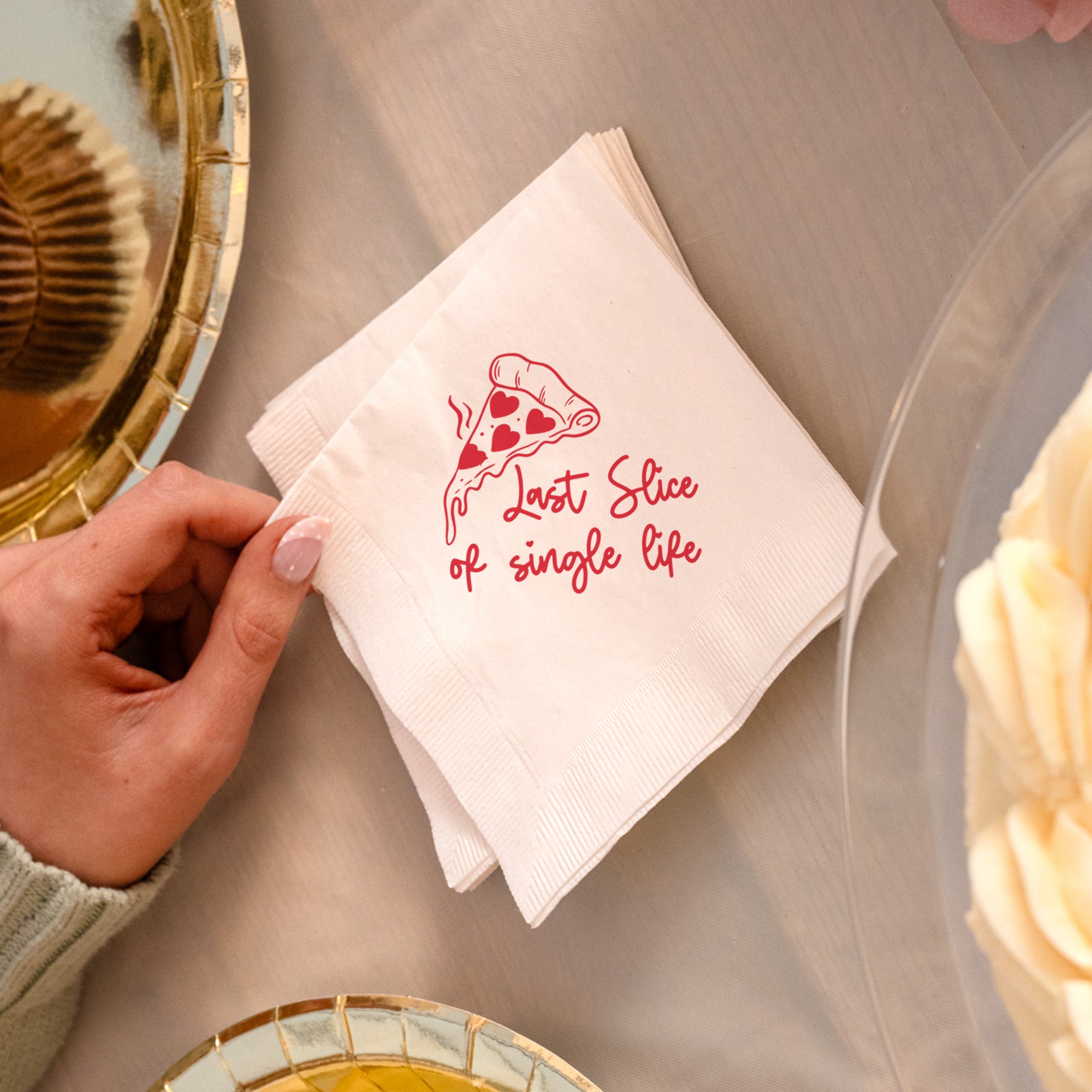 Bachelorette Last Slice Of Single Life - Napkins