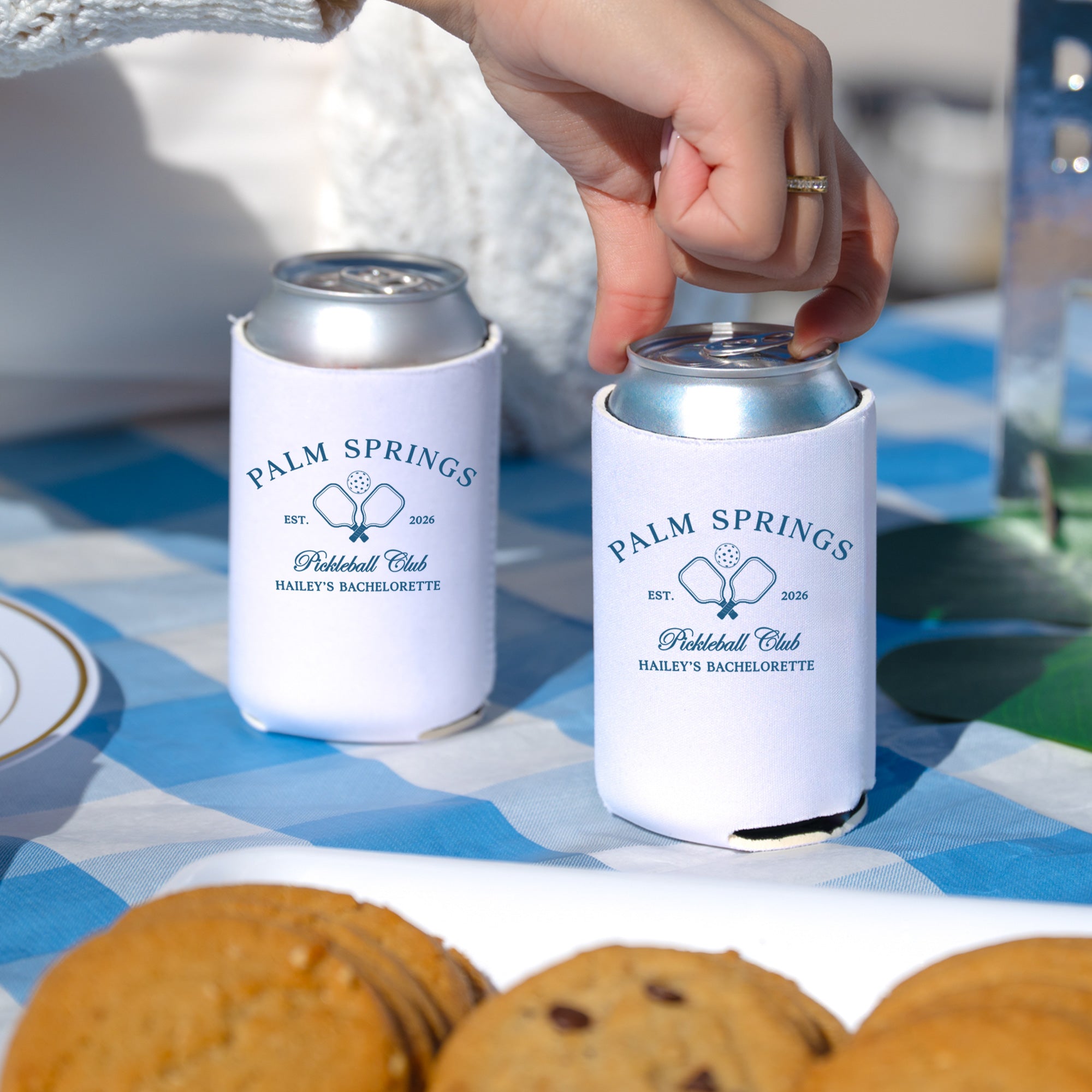Bachelorette Pickleball - Can Coolers