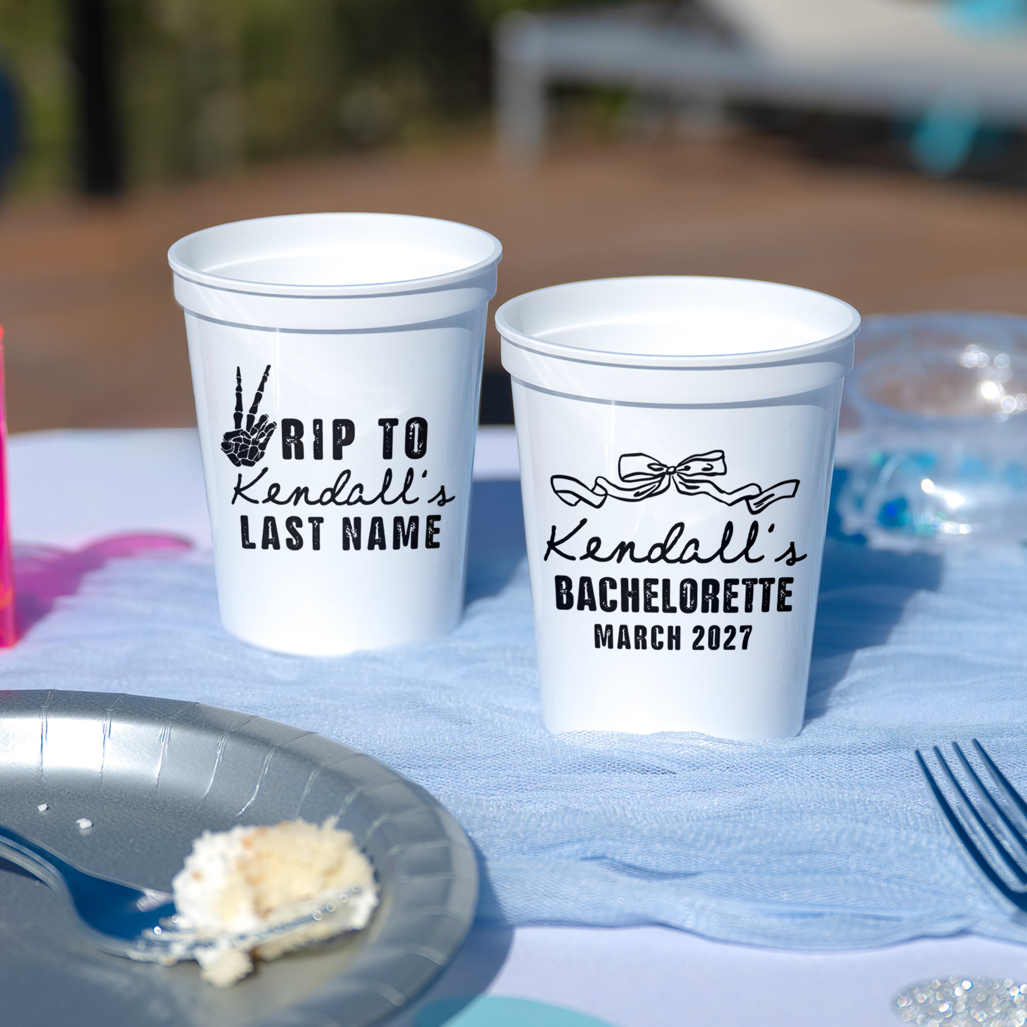 Bachelorette RIP Last Name - Stadium Cups