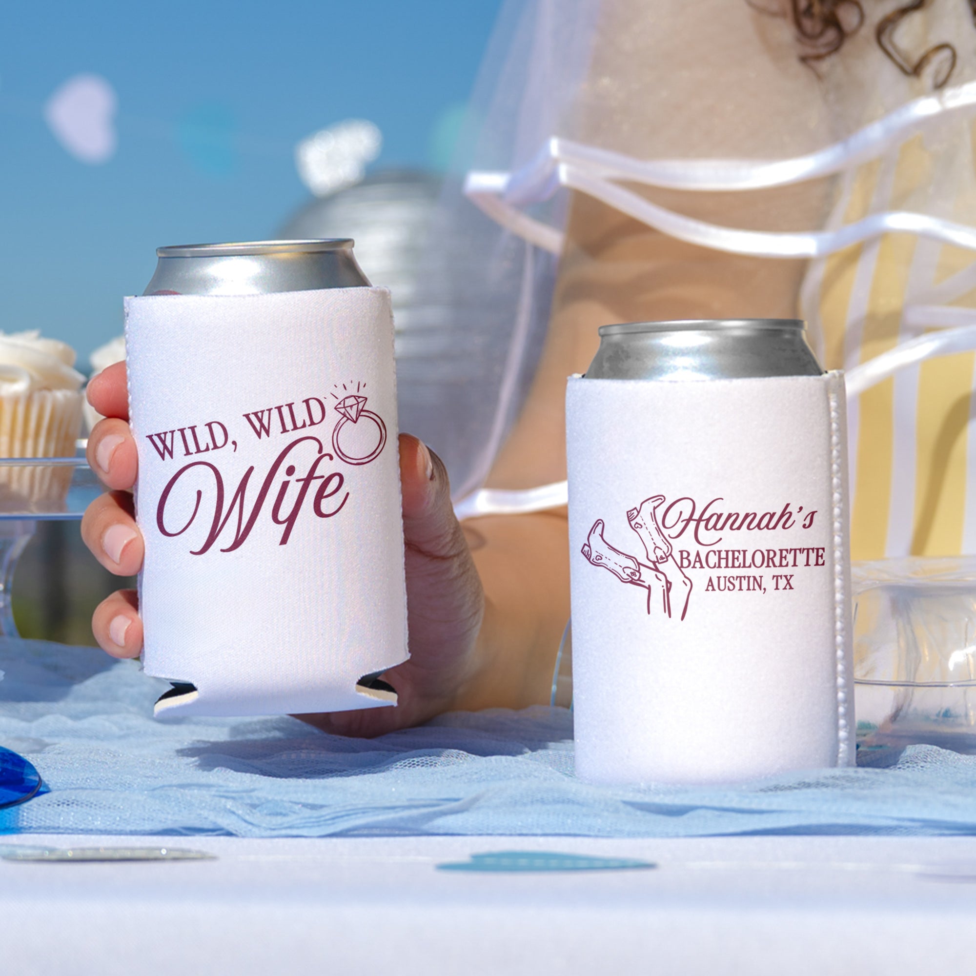 Bachelorette Wild Wild Wife - Can Coolers