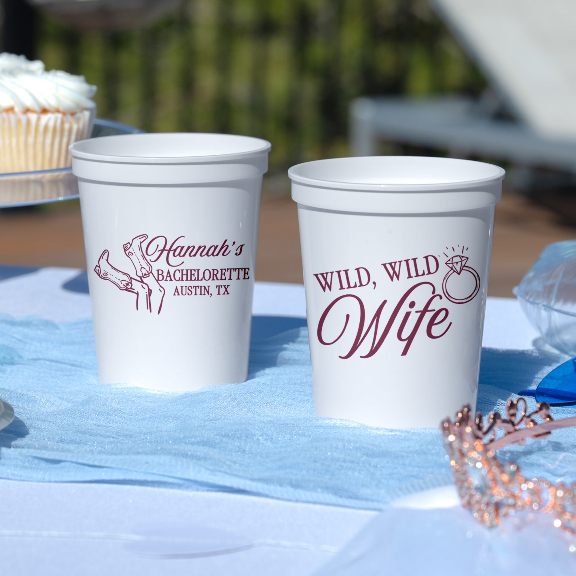 Bachelorette Wild Wild Wife - Stadium Cups