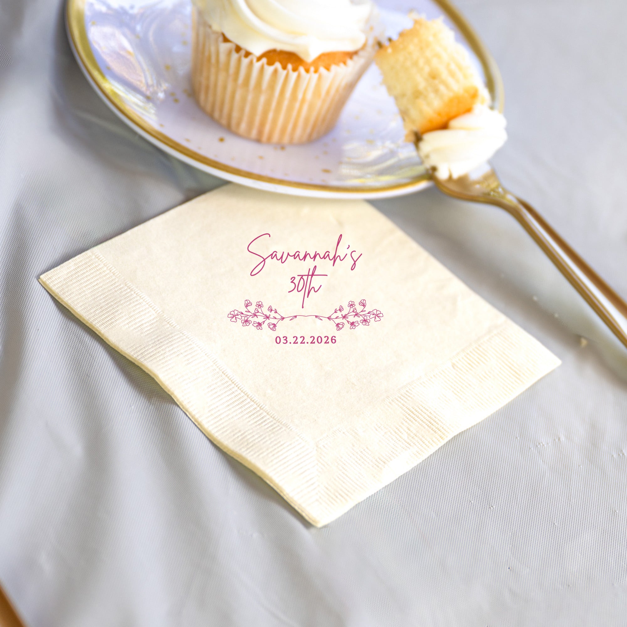 Birthday Blooming Into Thirty - Napkins