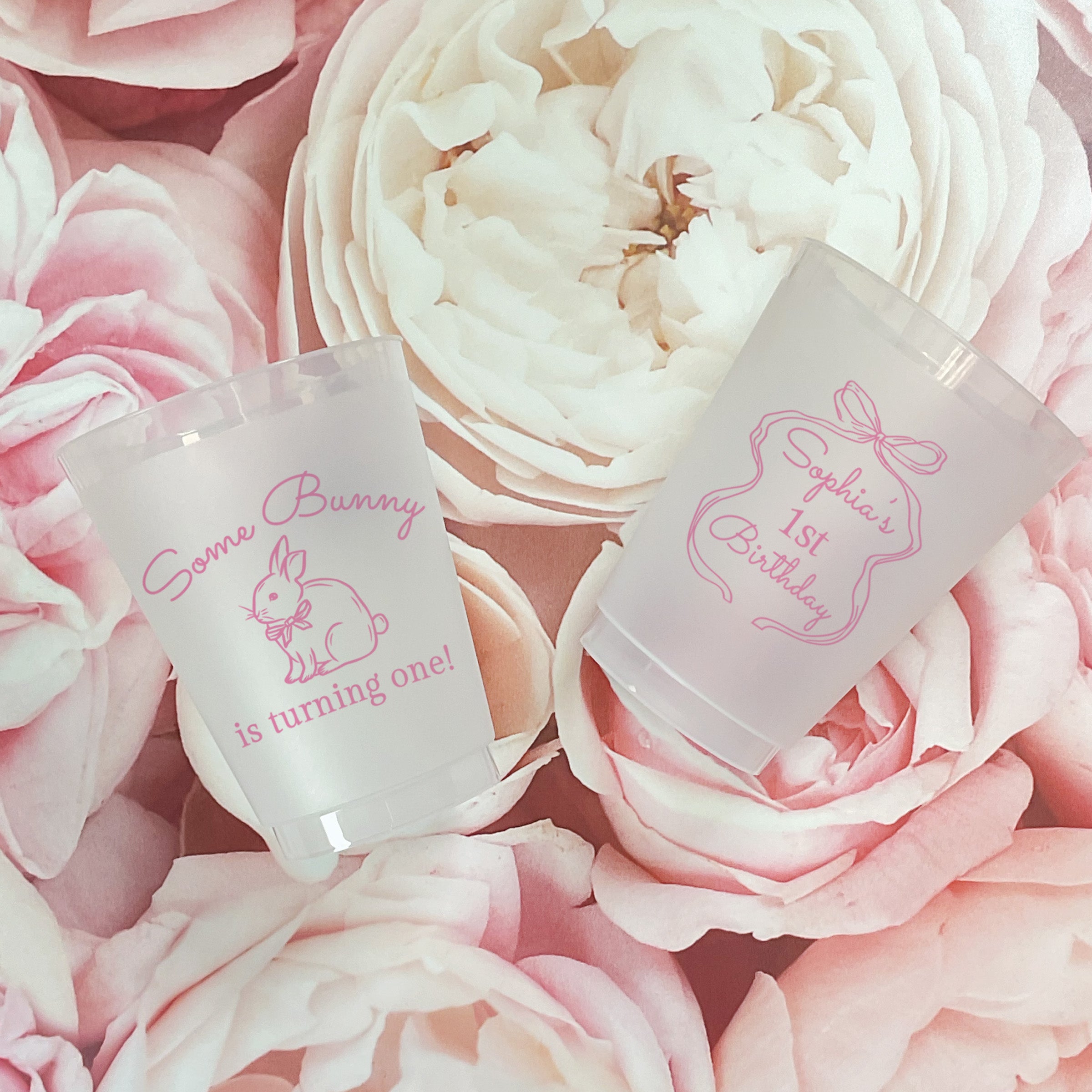 Birthday Bunny - Frosted Cups