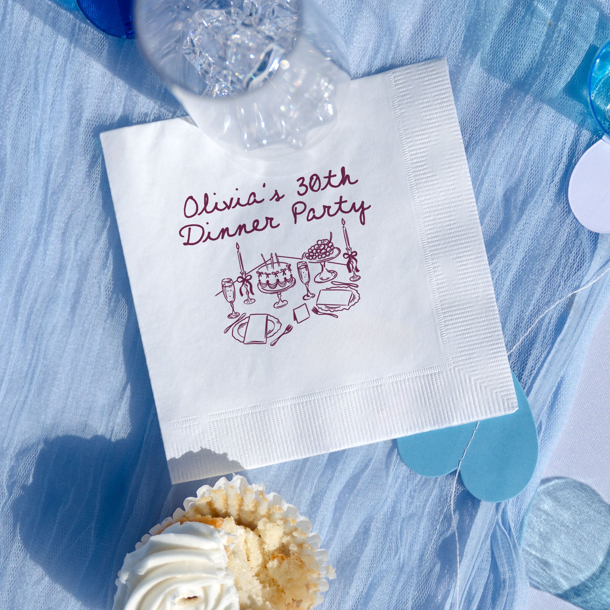Birthday Dinner Party - Napkins