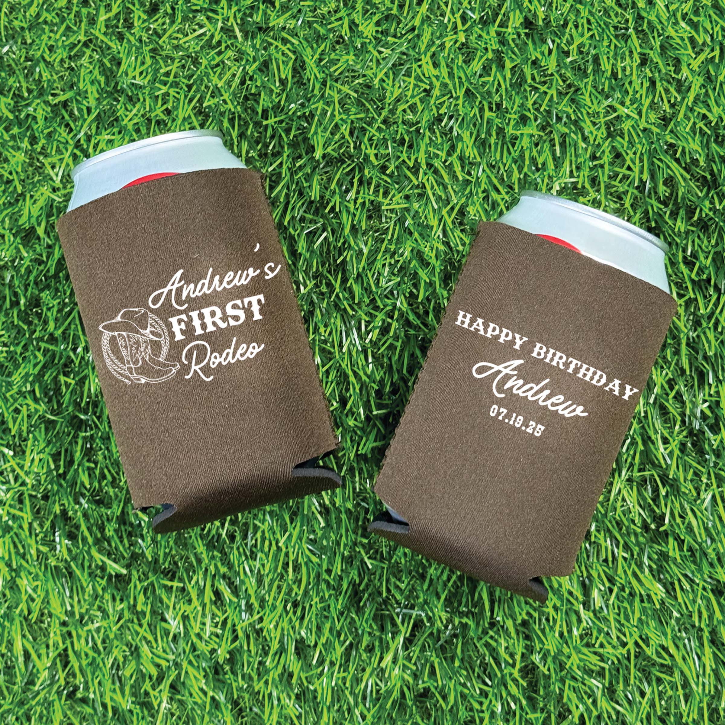 Birthday First Rodeo - Can Coolers