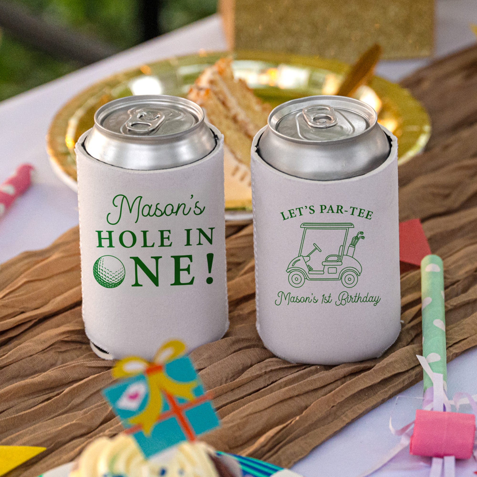 Birthday Hole In One - Can Coolers