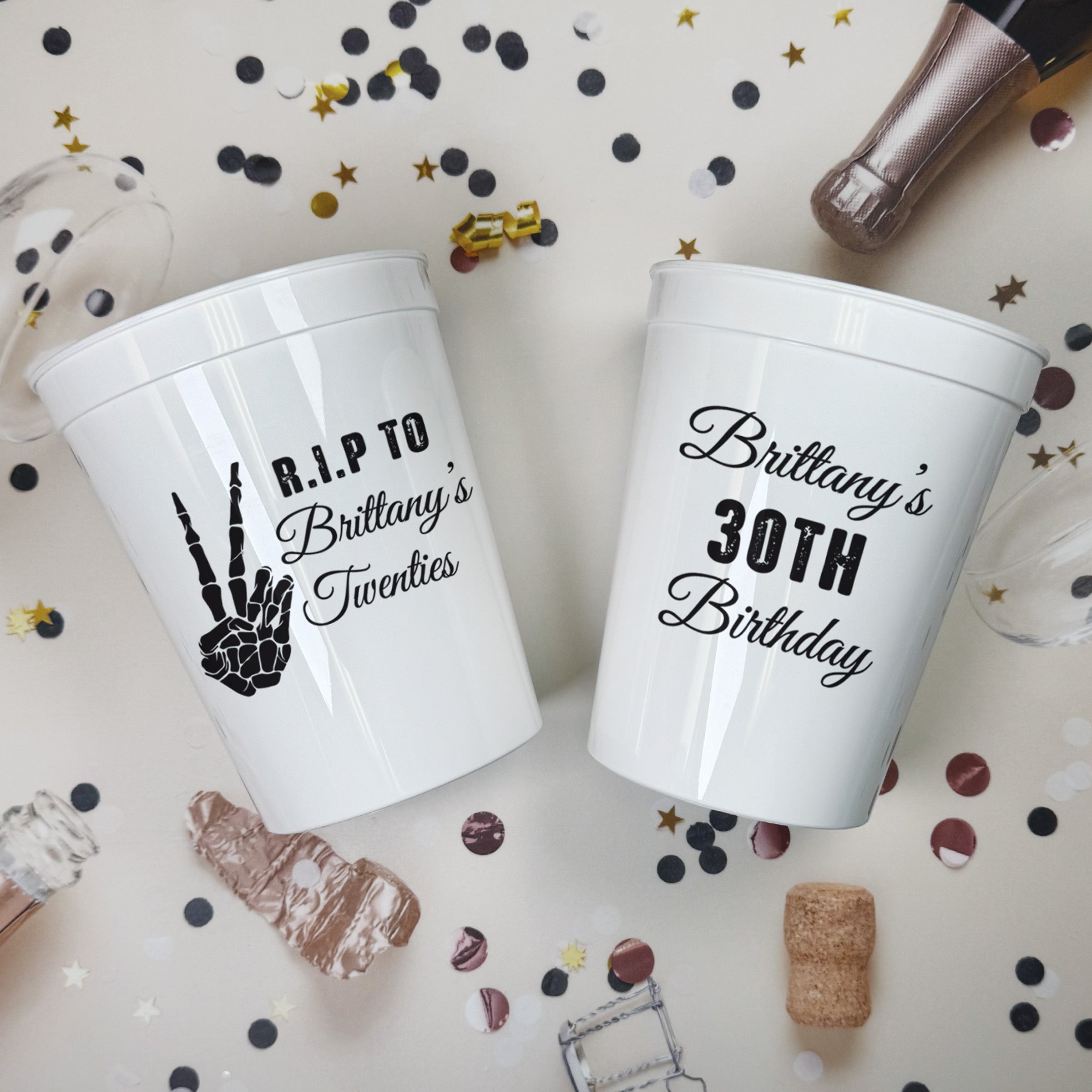 Birthday RIP 30s - Stadium Cups