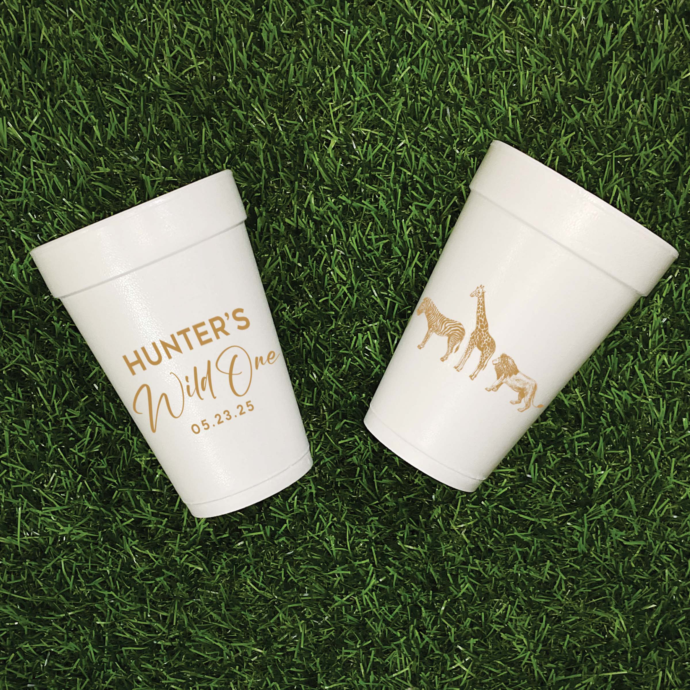 Birthday Wild One - Foam Cups