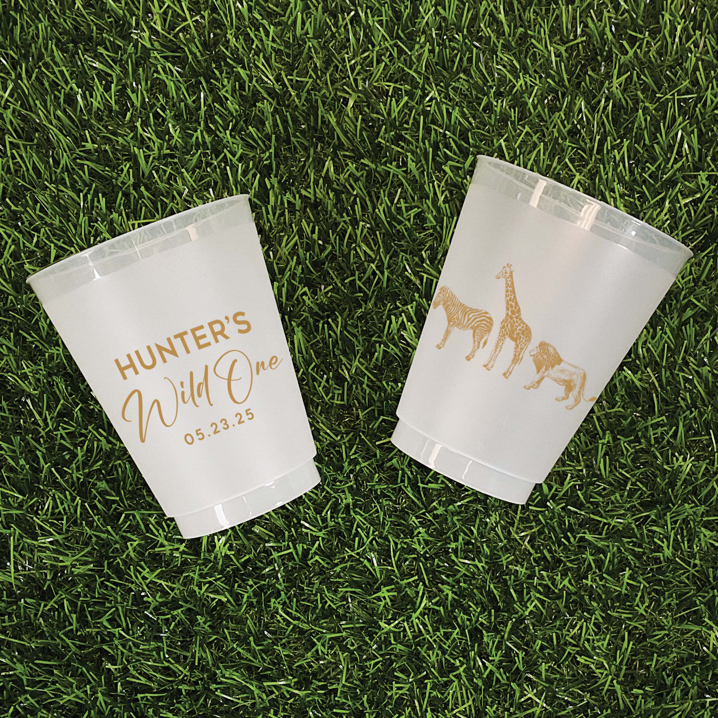 Birthday Wild One - Frosted Cups