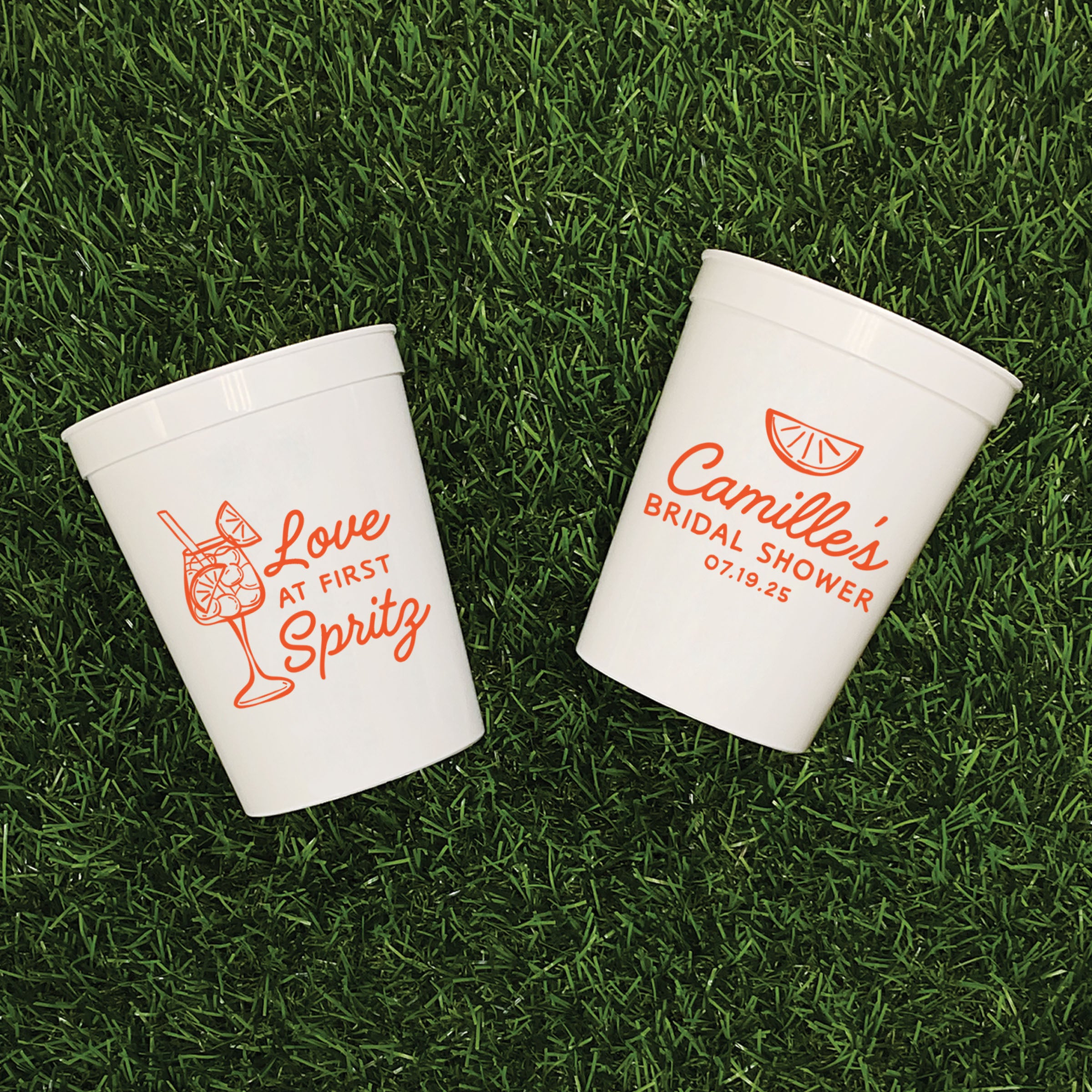 Bridal Shower Love at First Spritz - Stadium Cups
