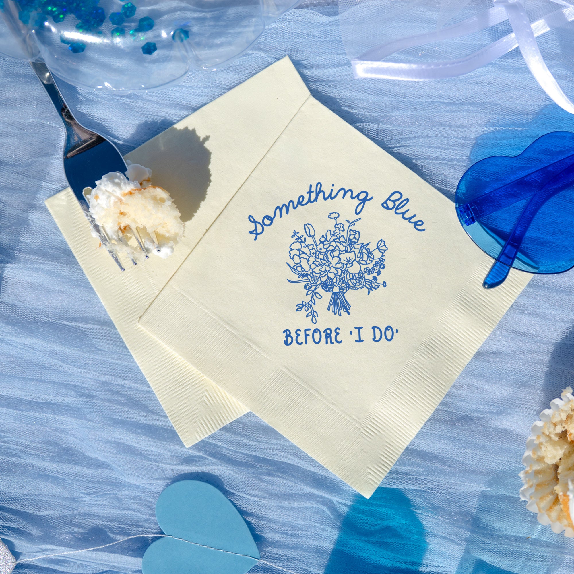 Bridal Shower Something Blue - Napkins