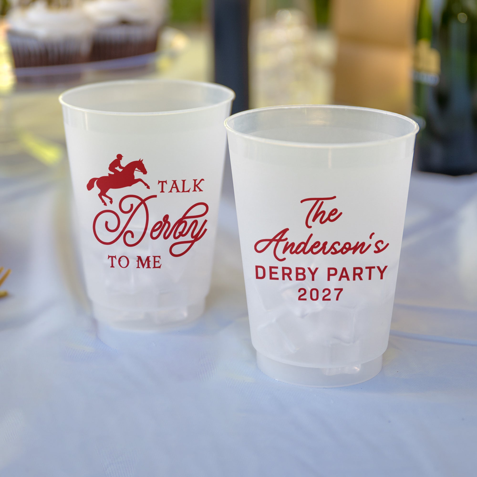 Talk Derby To Me - Frosted Cups