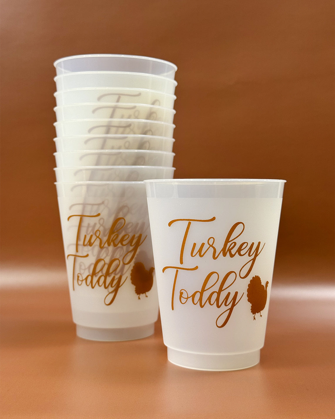 Thanksgiving 16oz Frost Set of 10 - Turkey Toddy