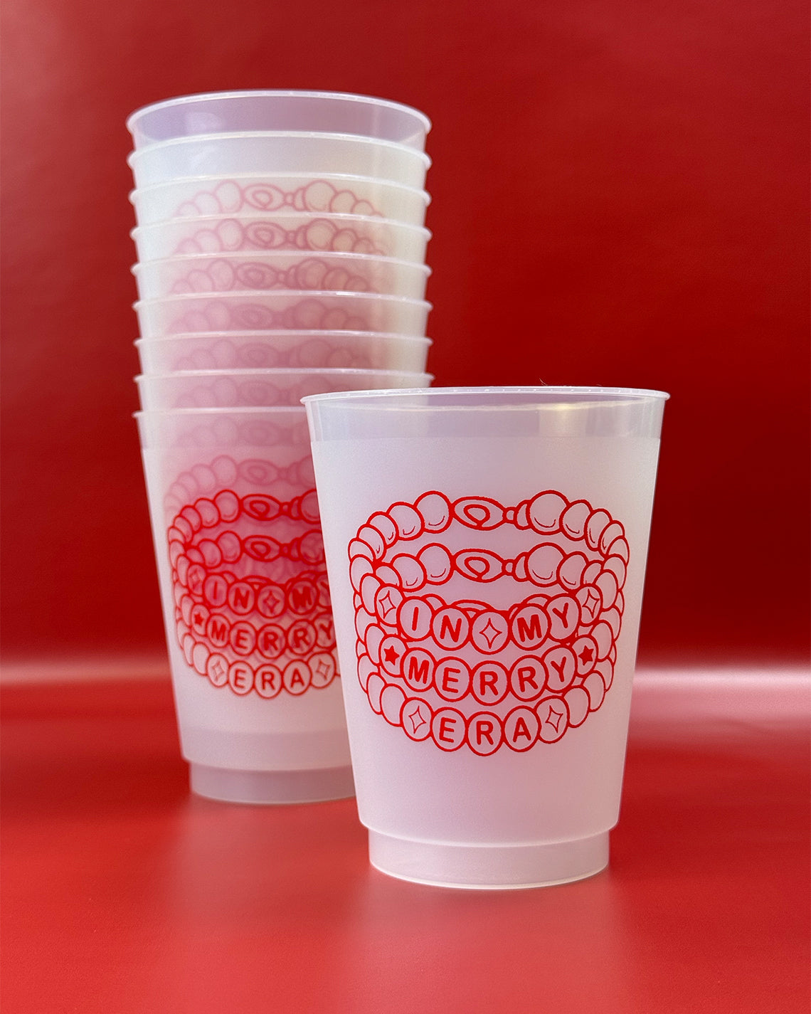 Christmas 16oz Frost Set of 10 - In My Merry Era