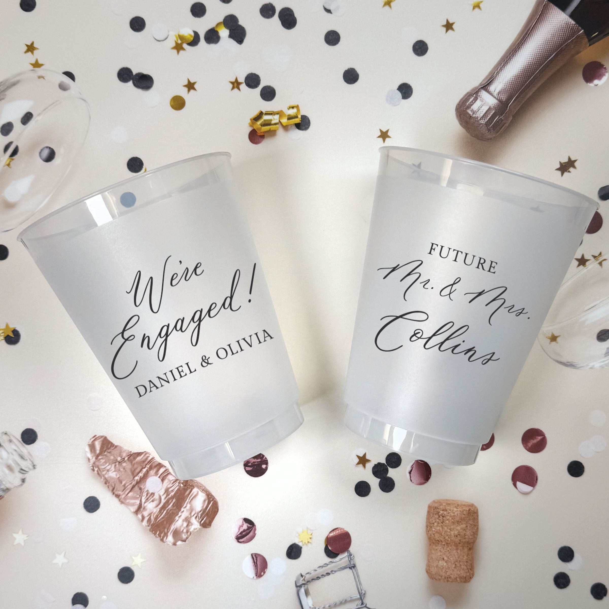Engagement Future Mr & Mrs - Frosted Cups