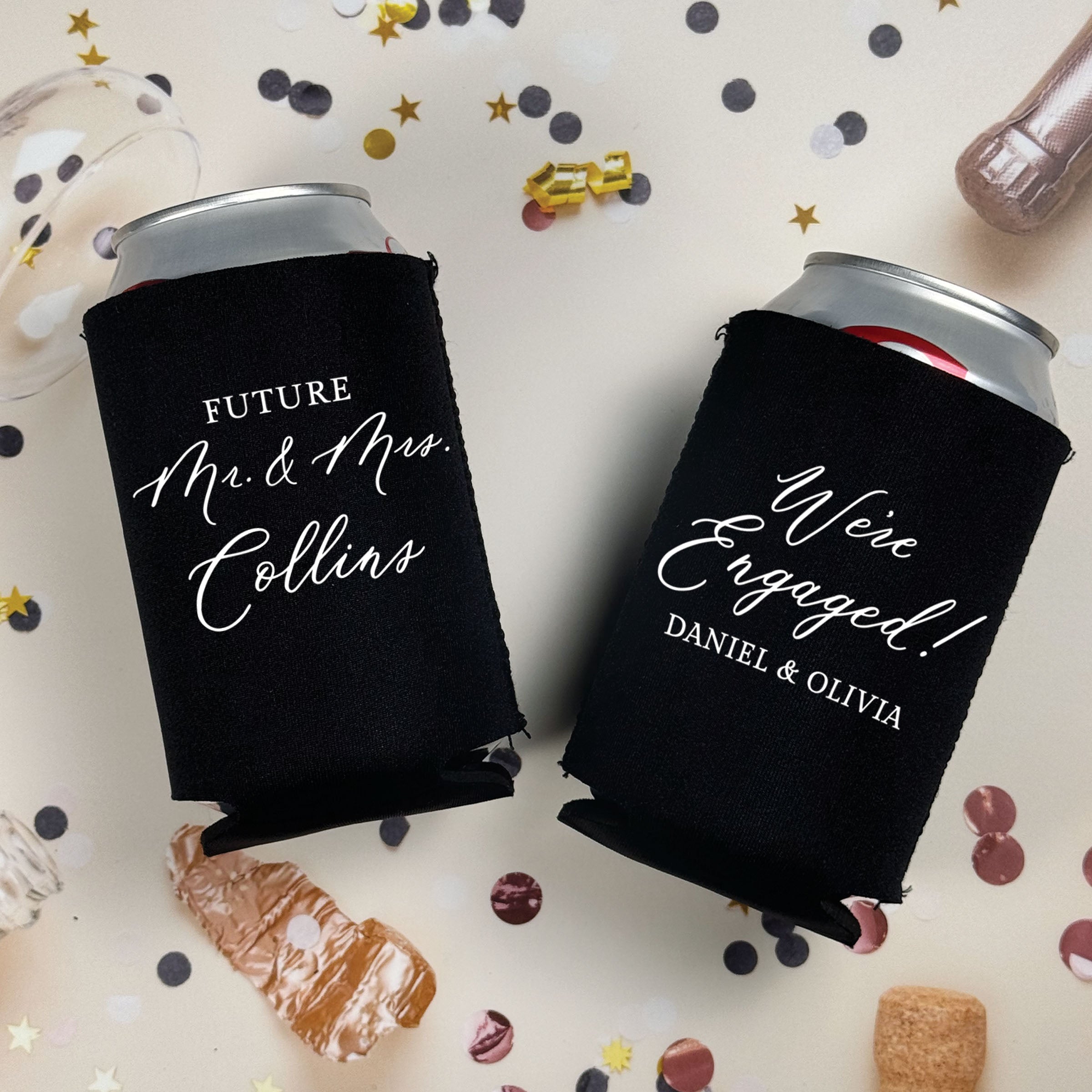 Engagement Future Mr & Mrs - Can Coolers