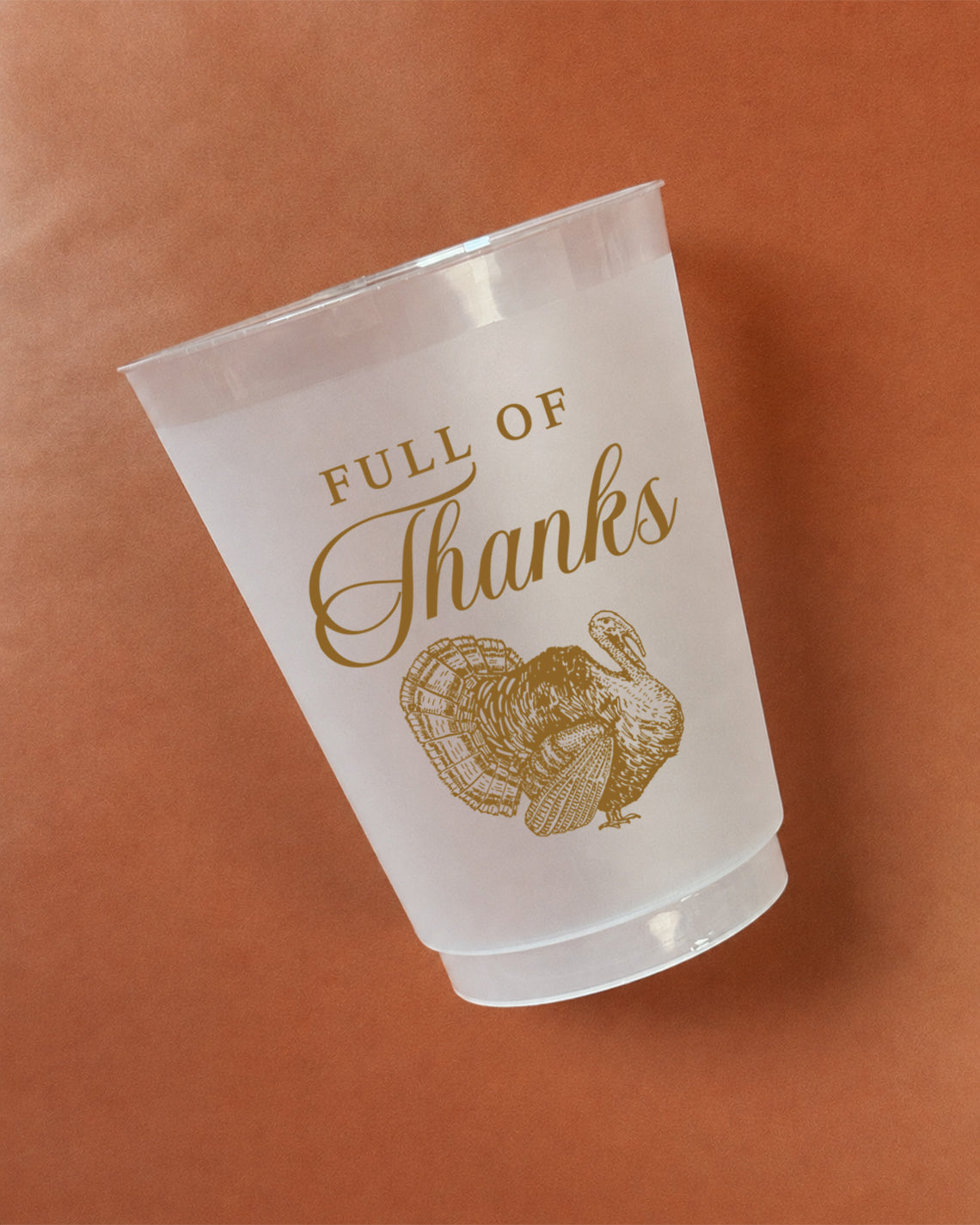 Thanksgiving 16oz Frost Set of 10 - Full of Thanks
