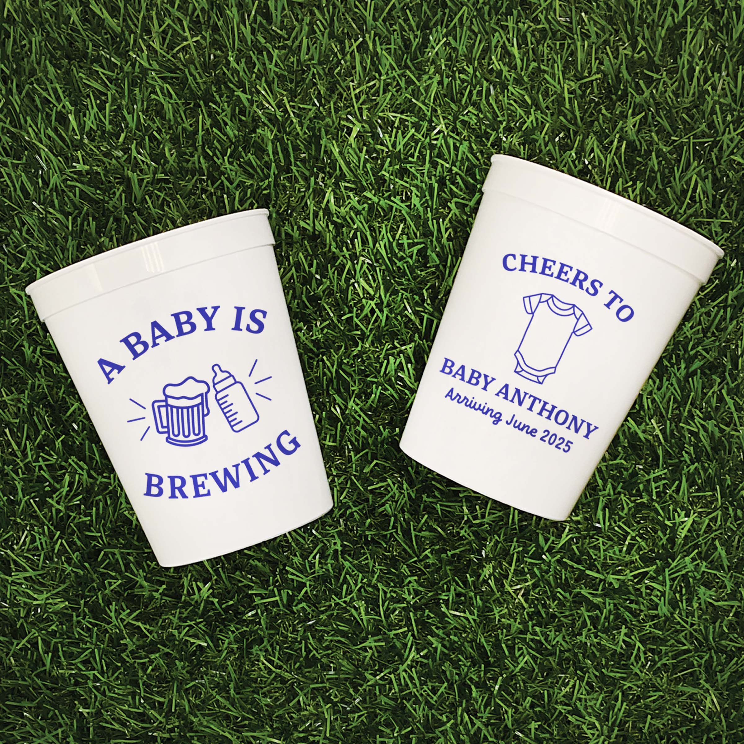 Baby Shower Baby Is Brewing - Stadium Cups