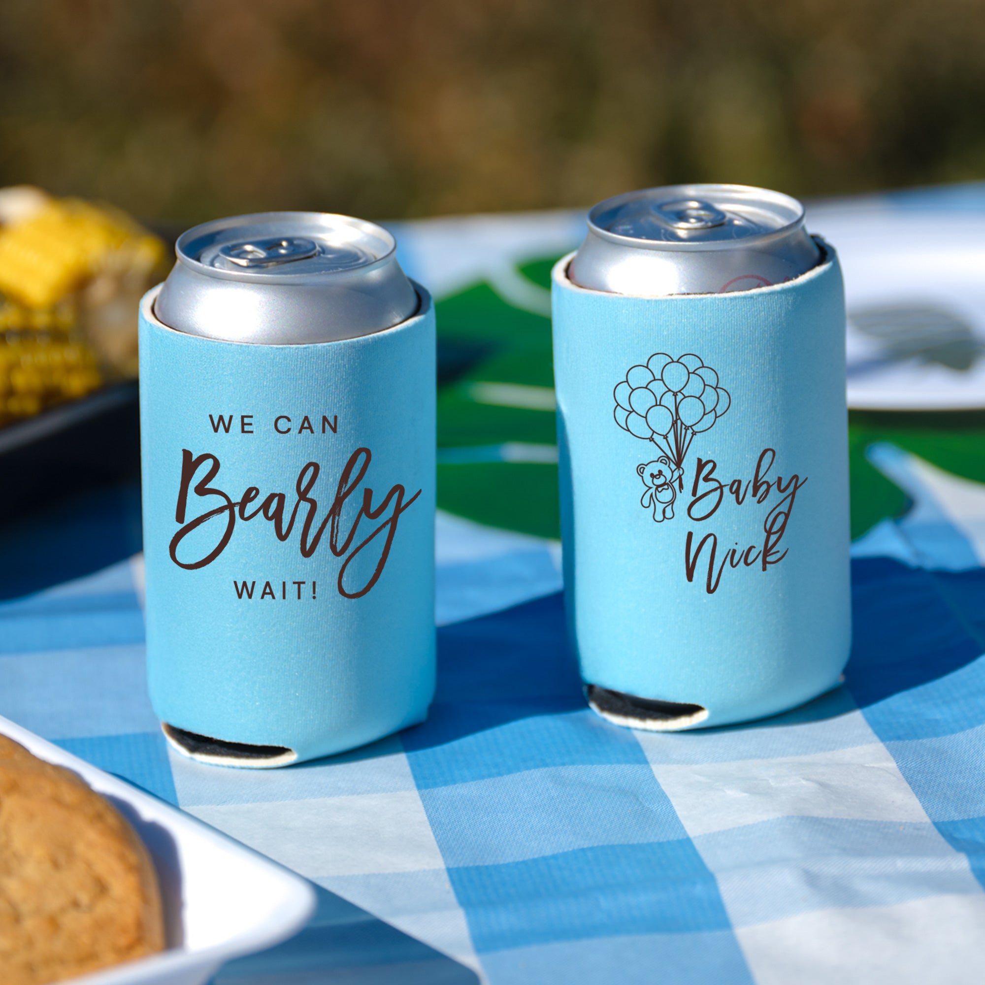 Baby Shower We Can Bearly Wait - Can Coolers