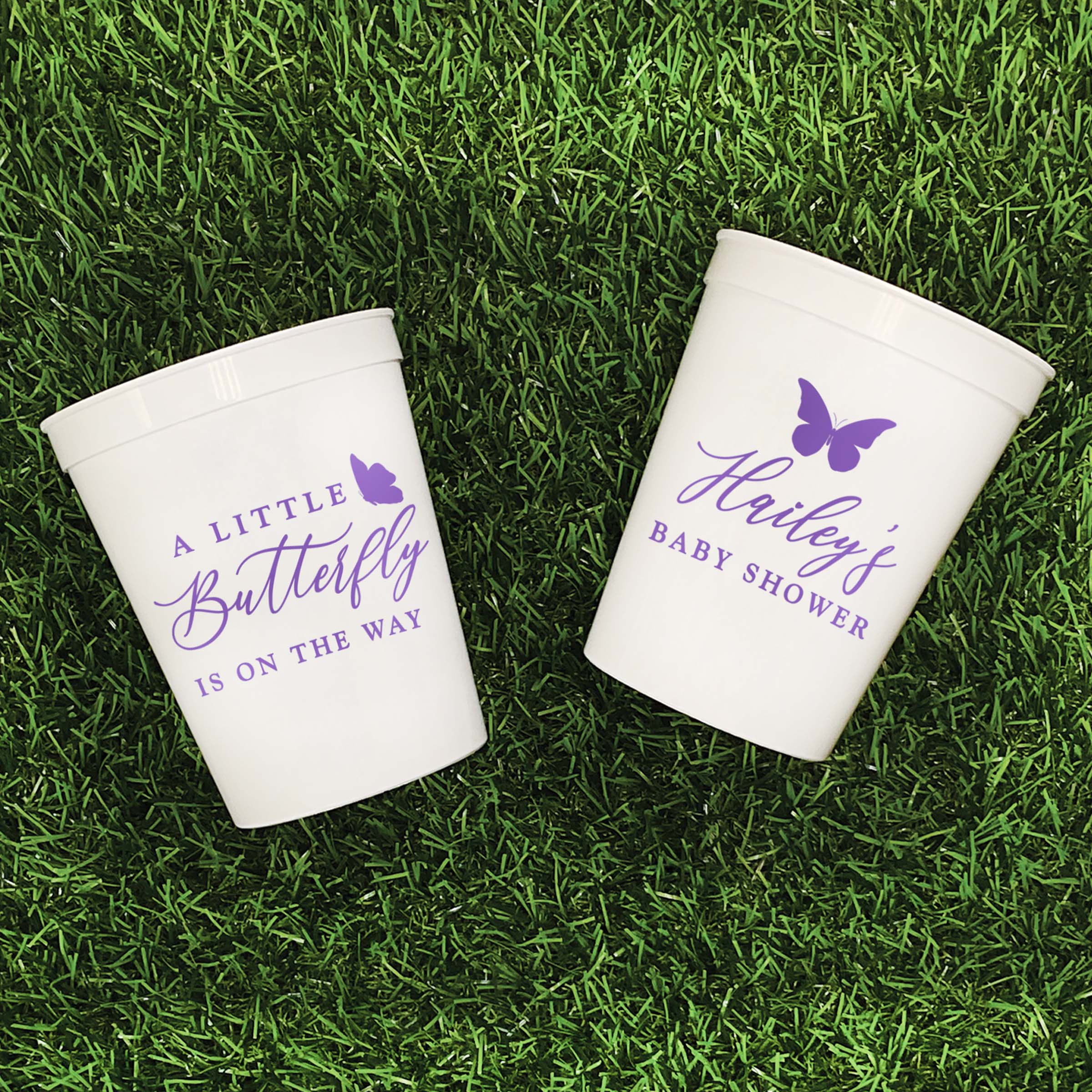 Baby Shower Butterfly - Stadium Cups