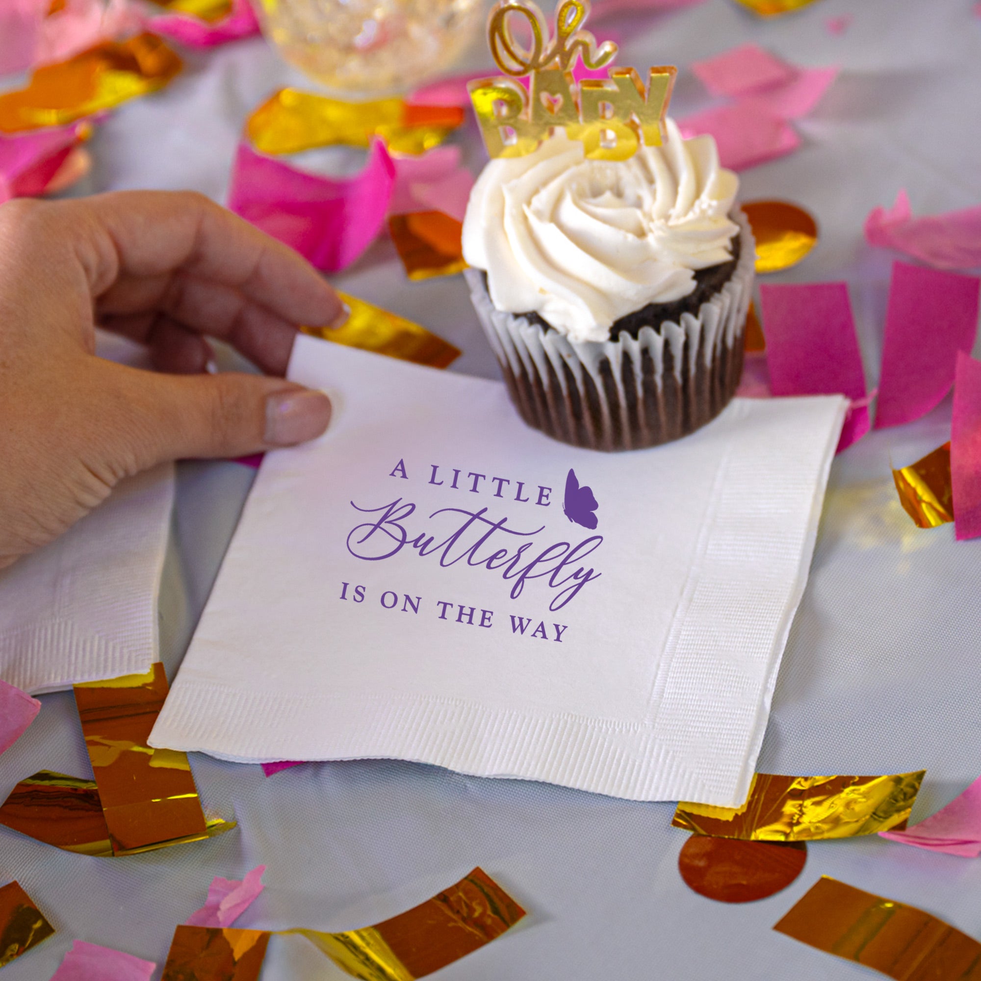 Baby Shower Butterfly - Napkins
