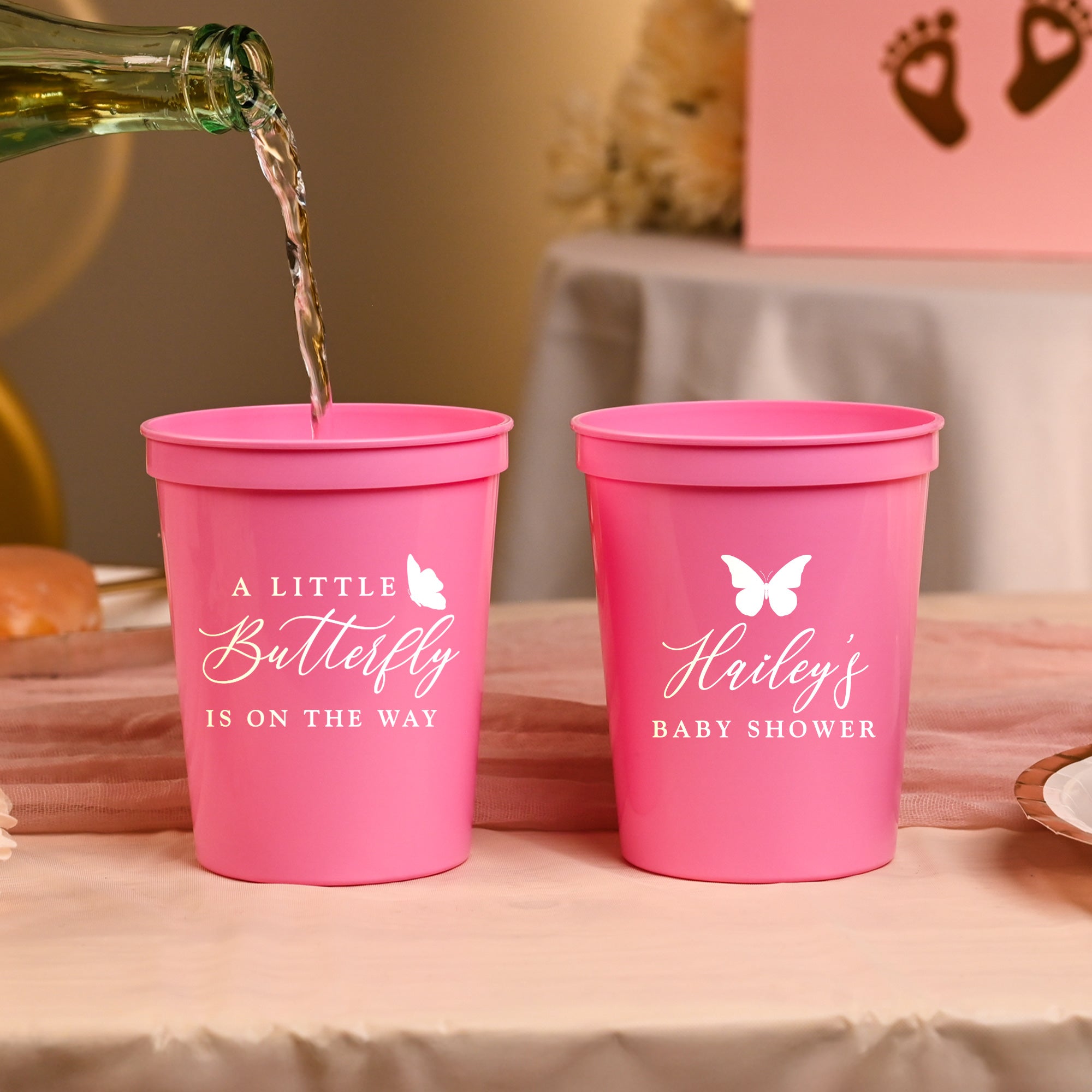 Baby Shower Butterfly - Stadium Cups