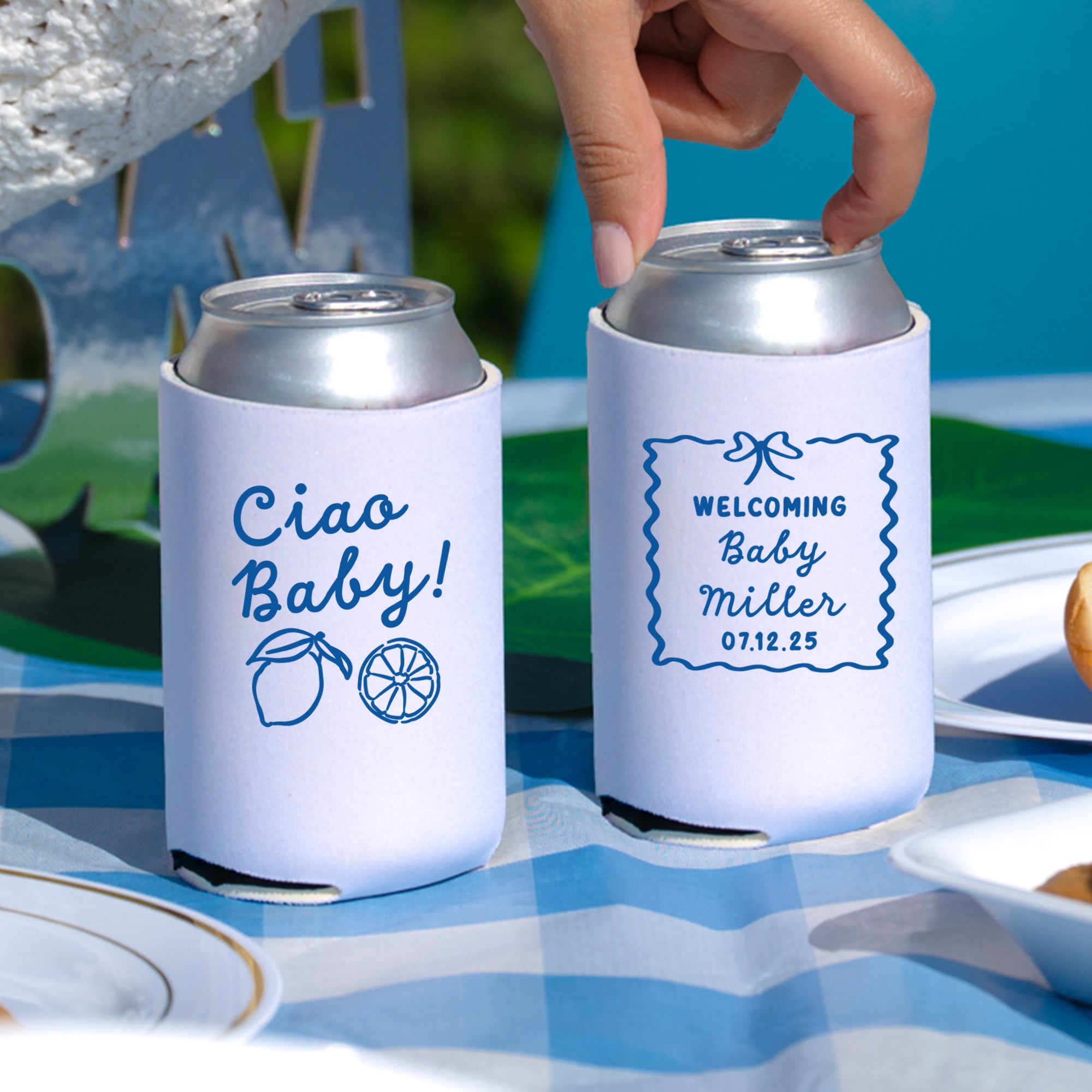 Baby Shower Ciao Baby - Can Coolers
