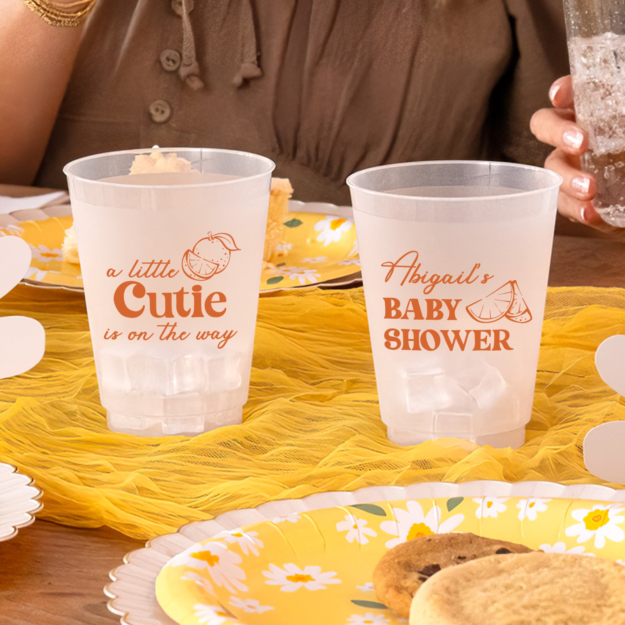 Baby Shower Cutie - Frosted Cups