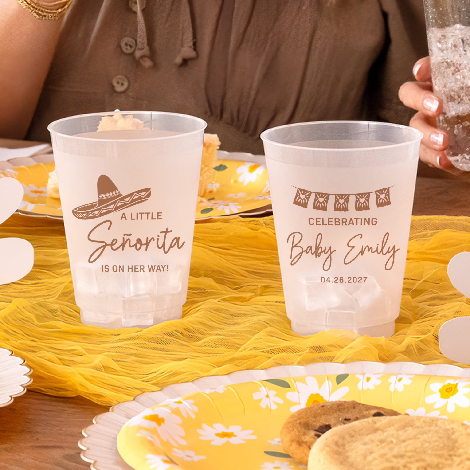 Baby Shower Señorita - Frosted Cups
