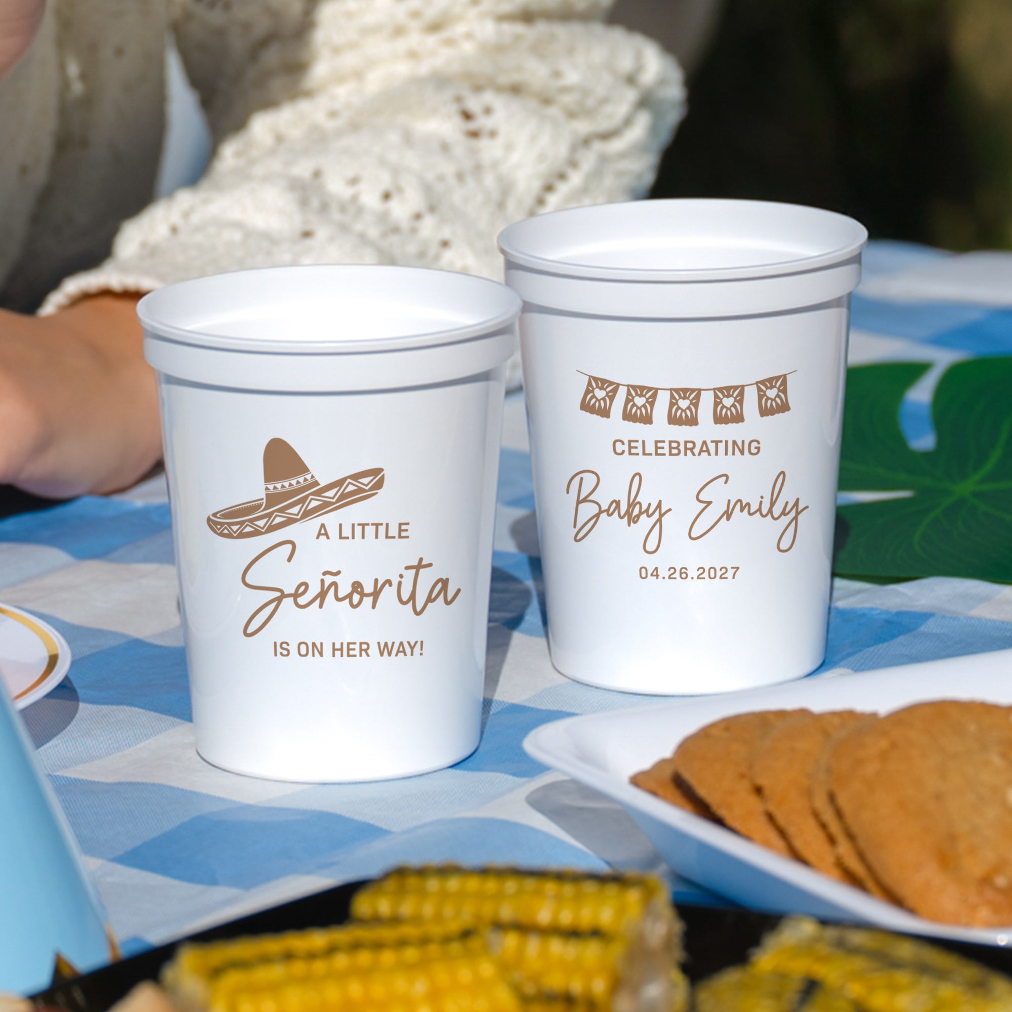 Baby Shower Señorita - Stadium Cups