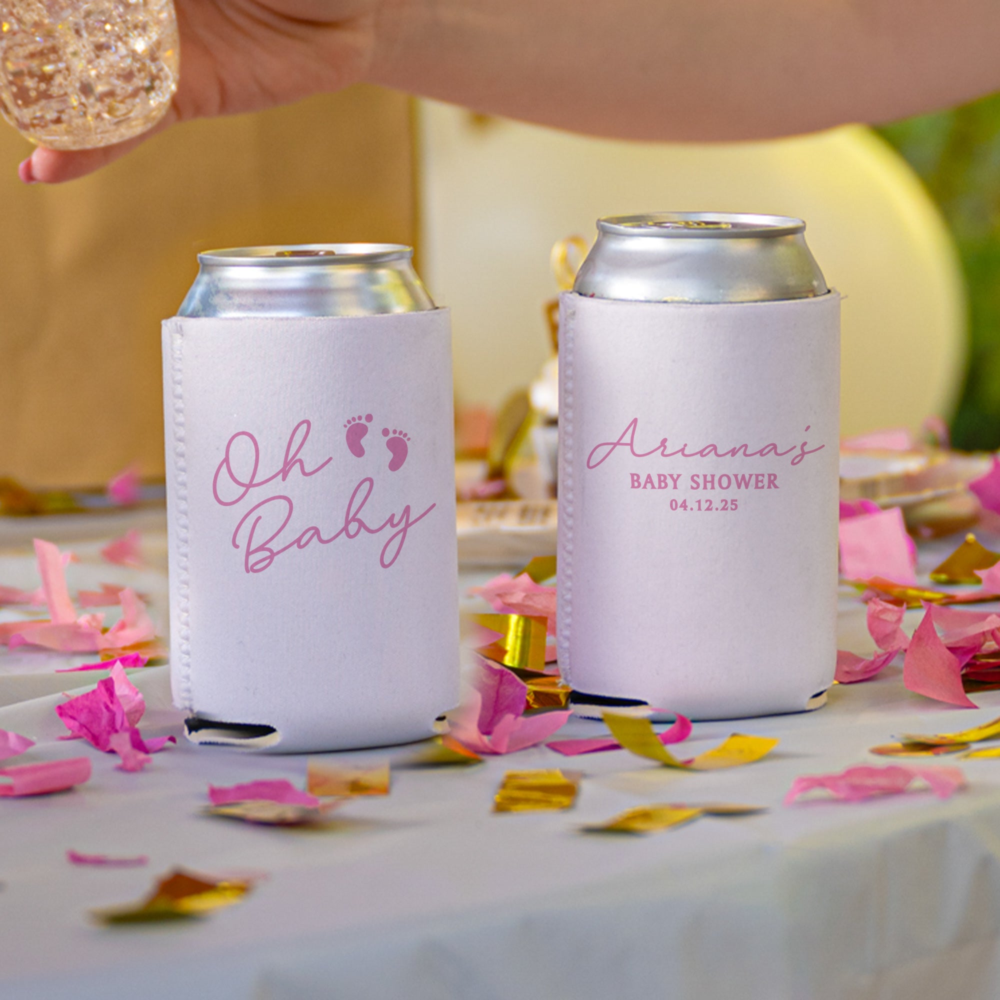 Baby Shower Oh Baby - Can Coolers