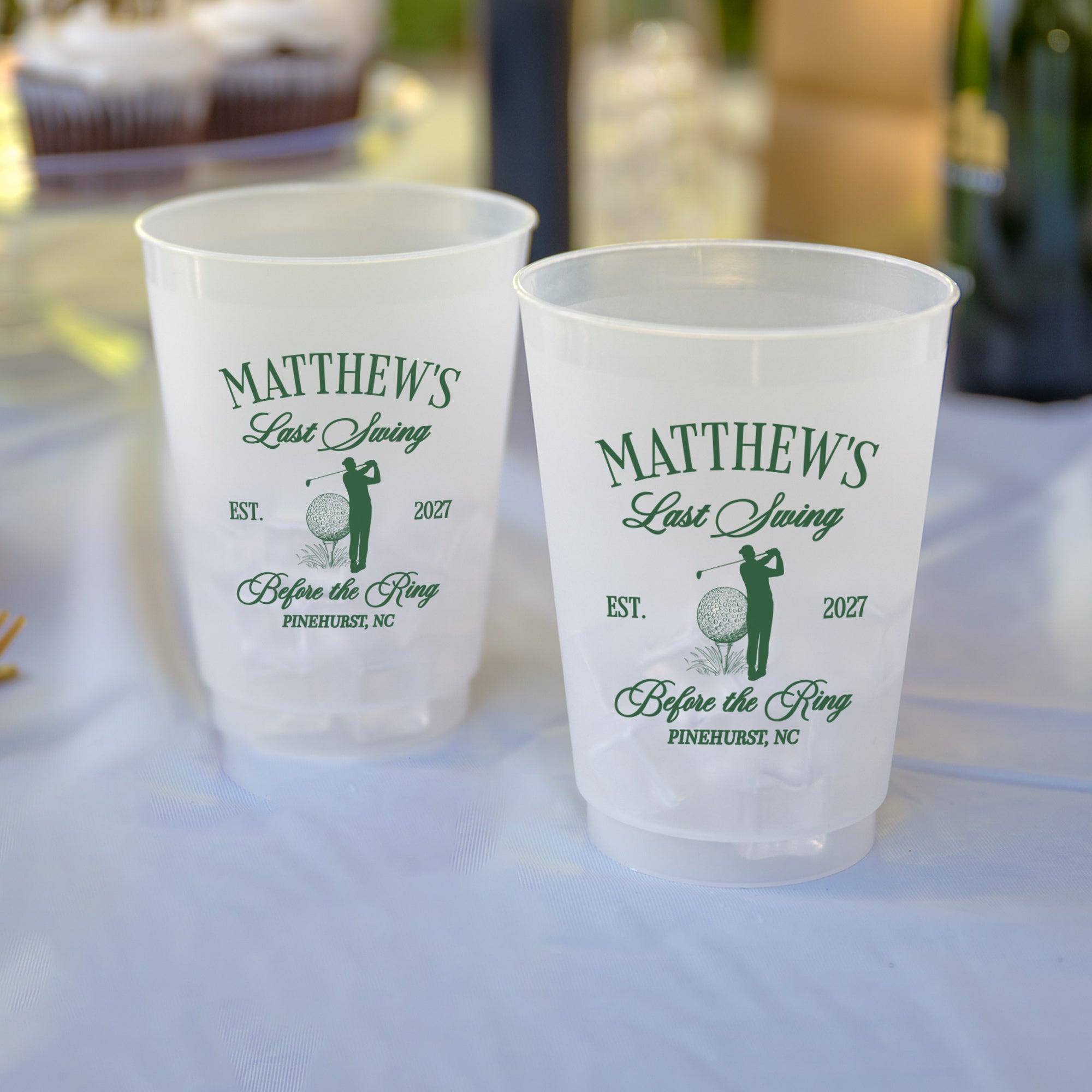 Bachelor Party Golf - Frosted Cups