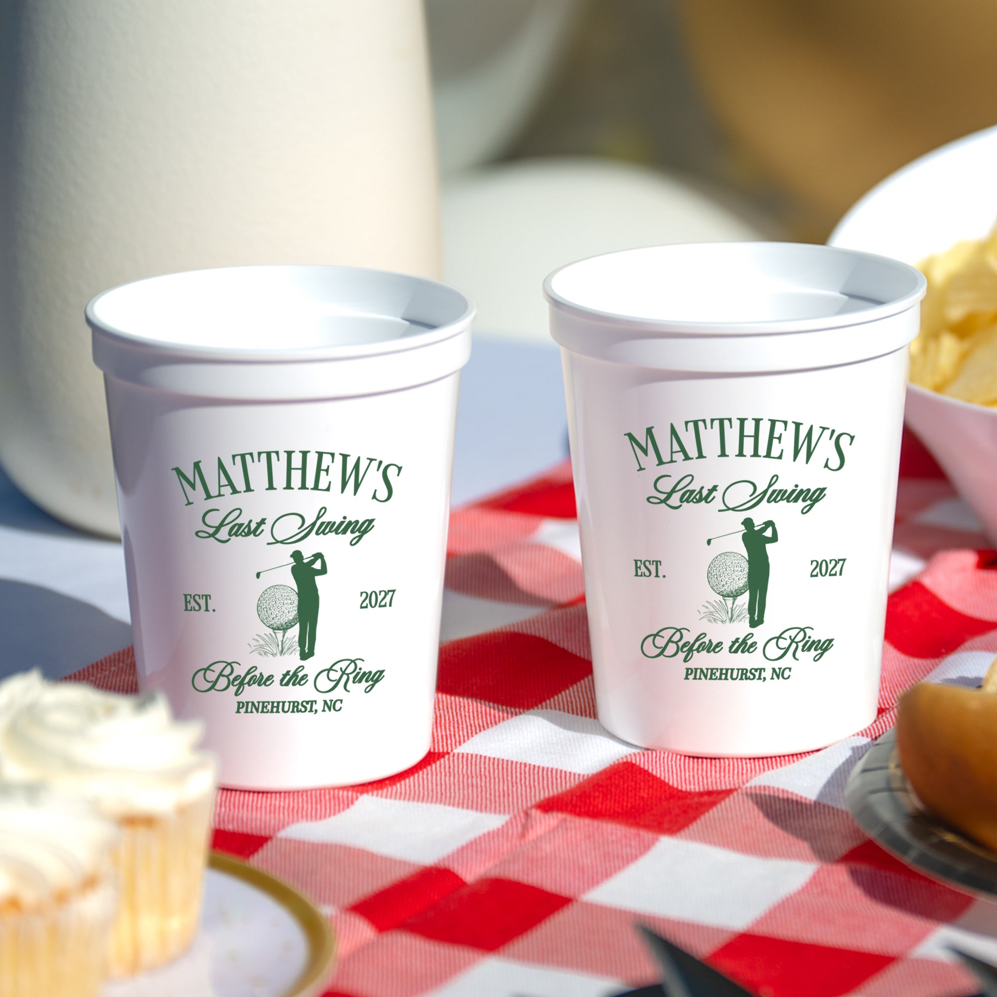 Bachelor Party Golf - Stadium Cups