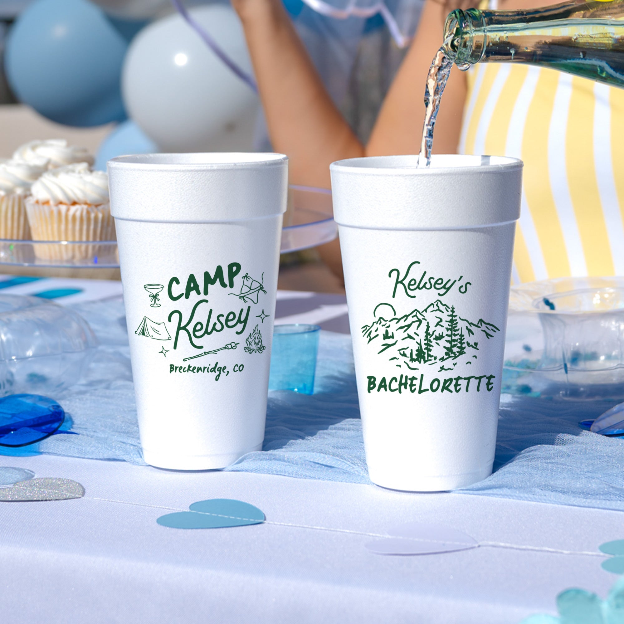 Bachelorette Camp - Foam Cups