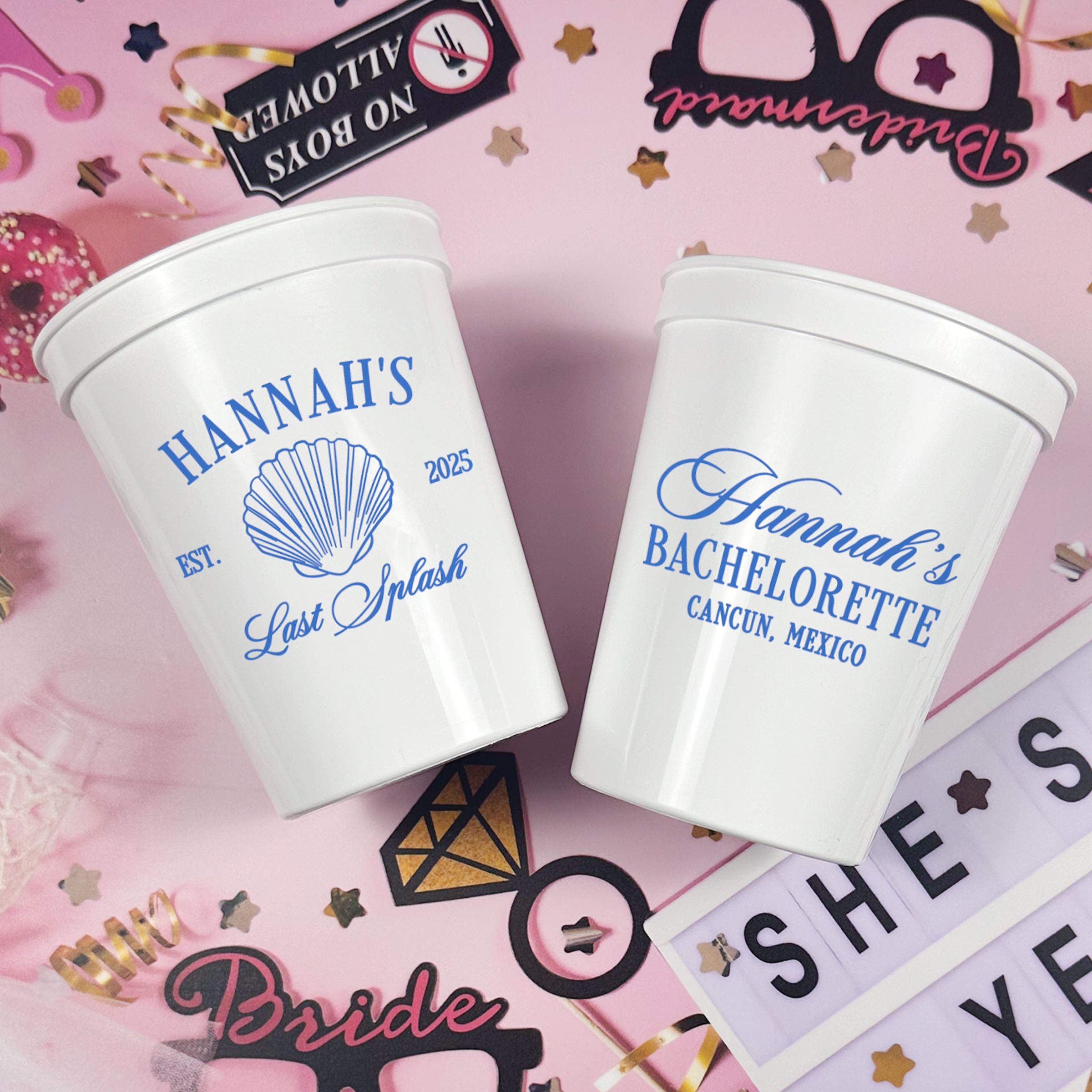 Bachelorette Last Splash - Stadium Cups