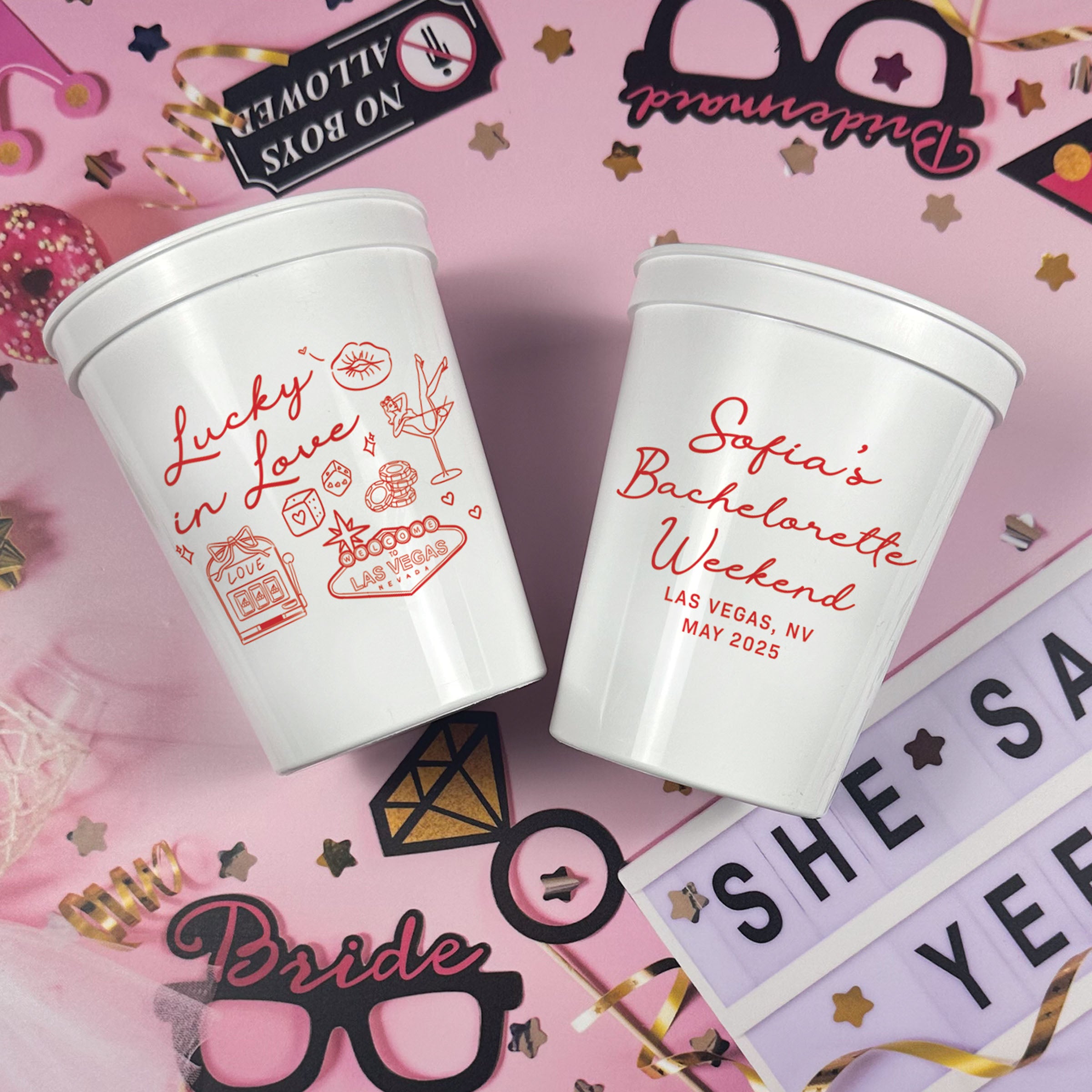 Bachelorette Lucky In Love - Stadium Cups