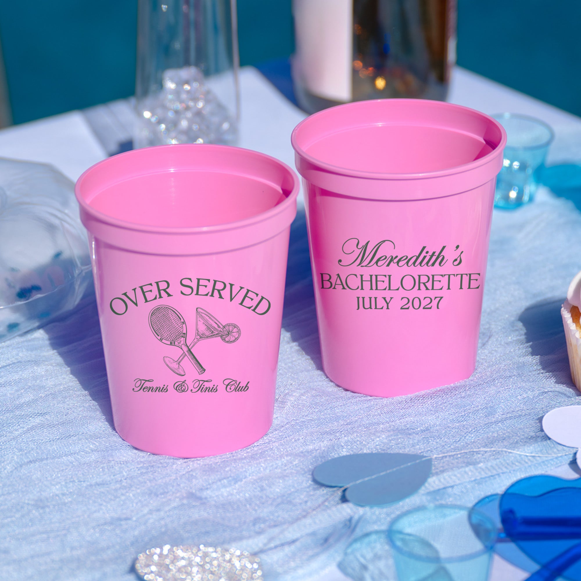 Bachelorette Tennis & Tinis - Stadium Cups